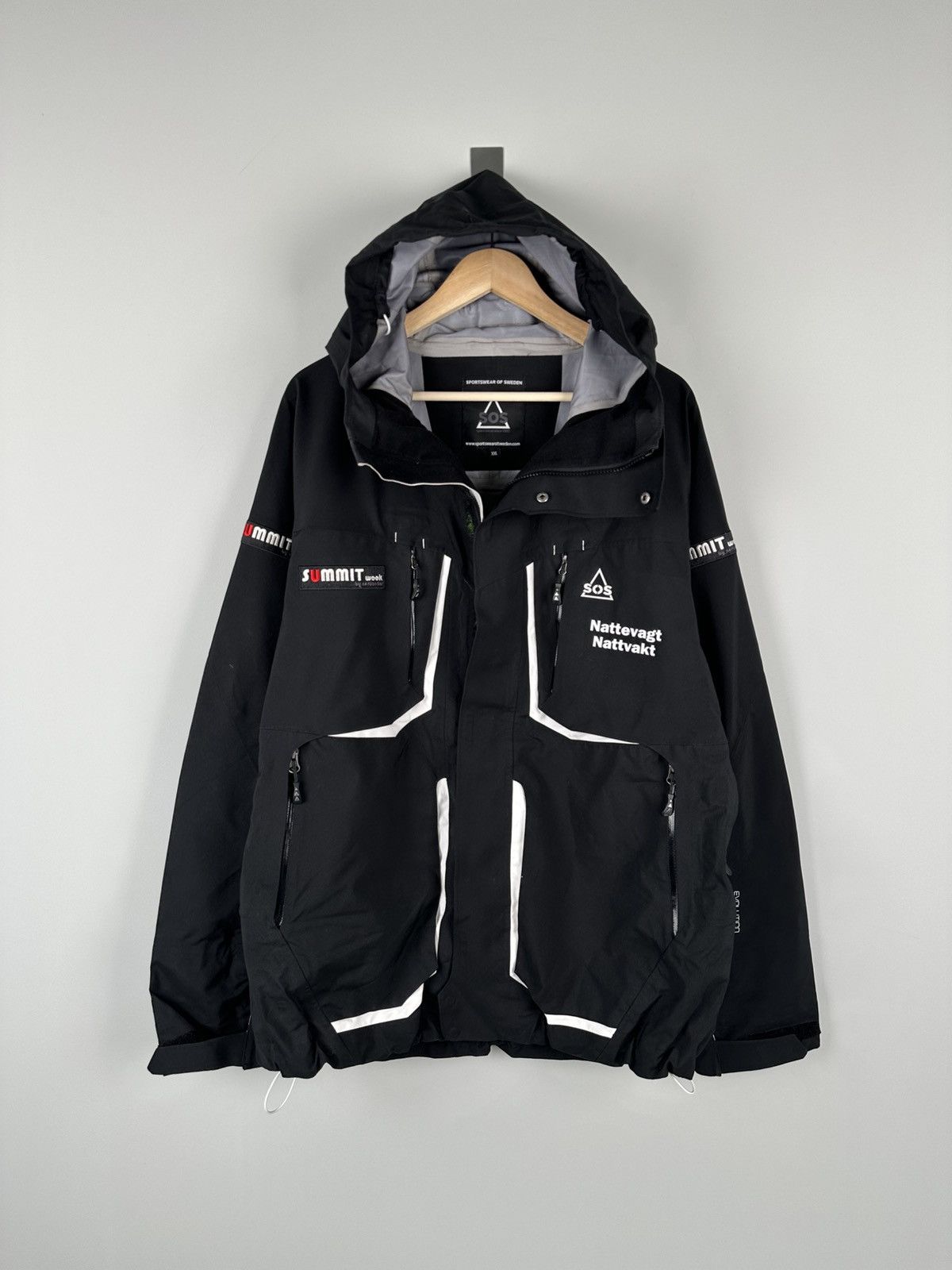 Goretex SOS Snowboarding Outdoor Jacket Hooded Recco Size US XXL / EU 58 / 5 - 7 Thumbnail
