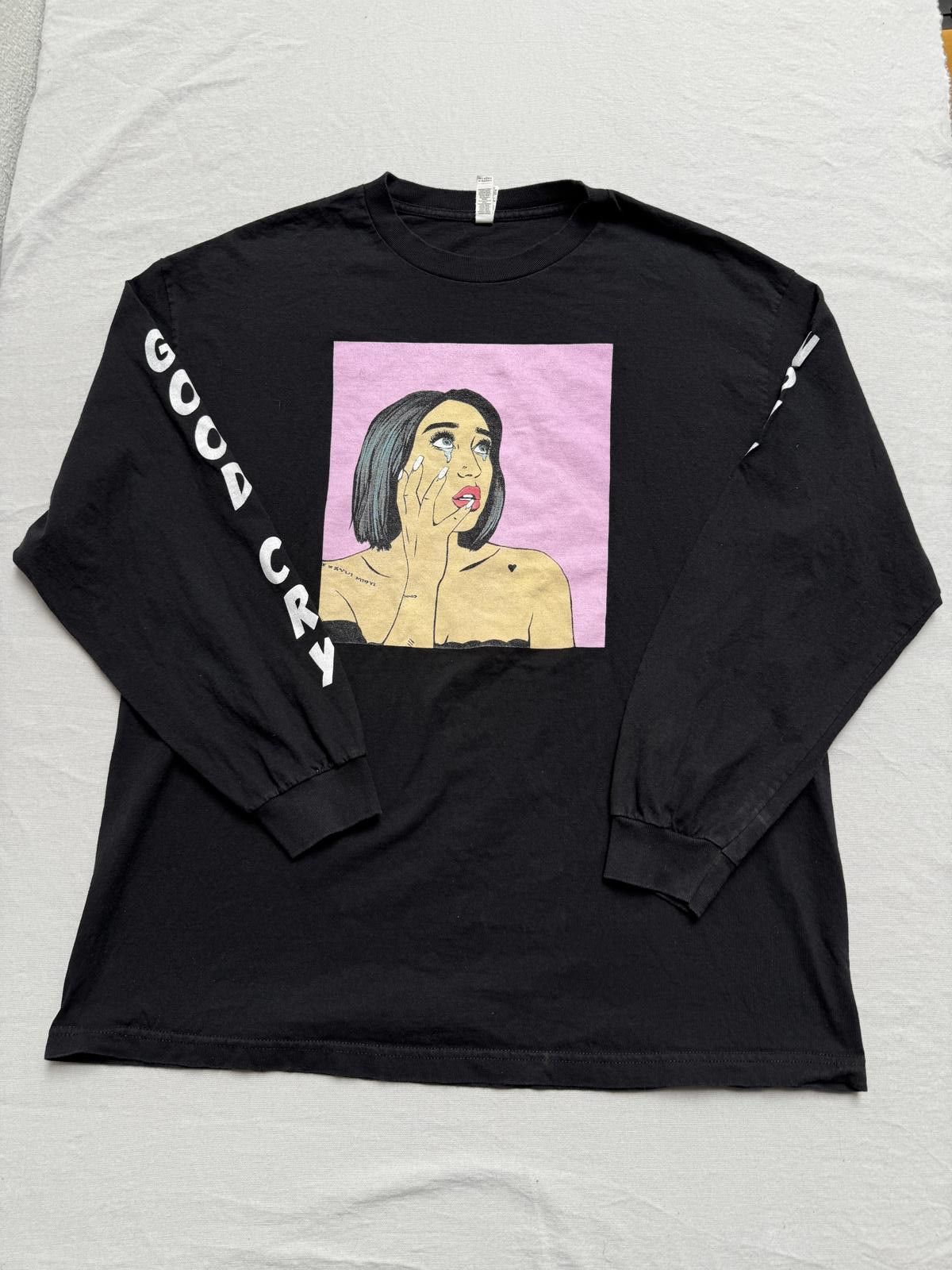 Designer Noah Cyrus T-shirt Good Cry Tour Long Sleeve XL 2018 Size US XL / EU 56 / 4 - 1 Thumbnail