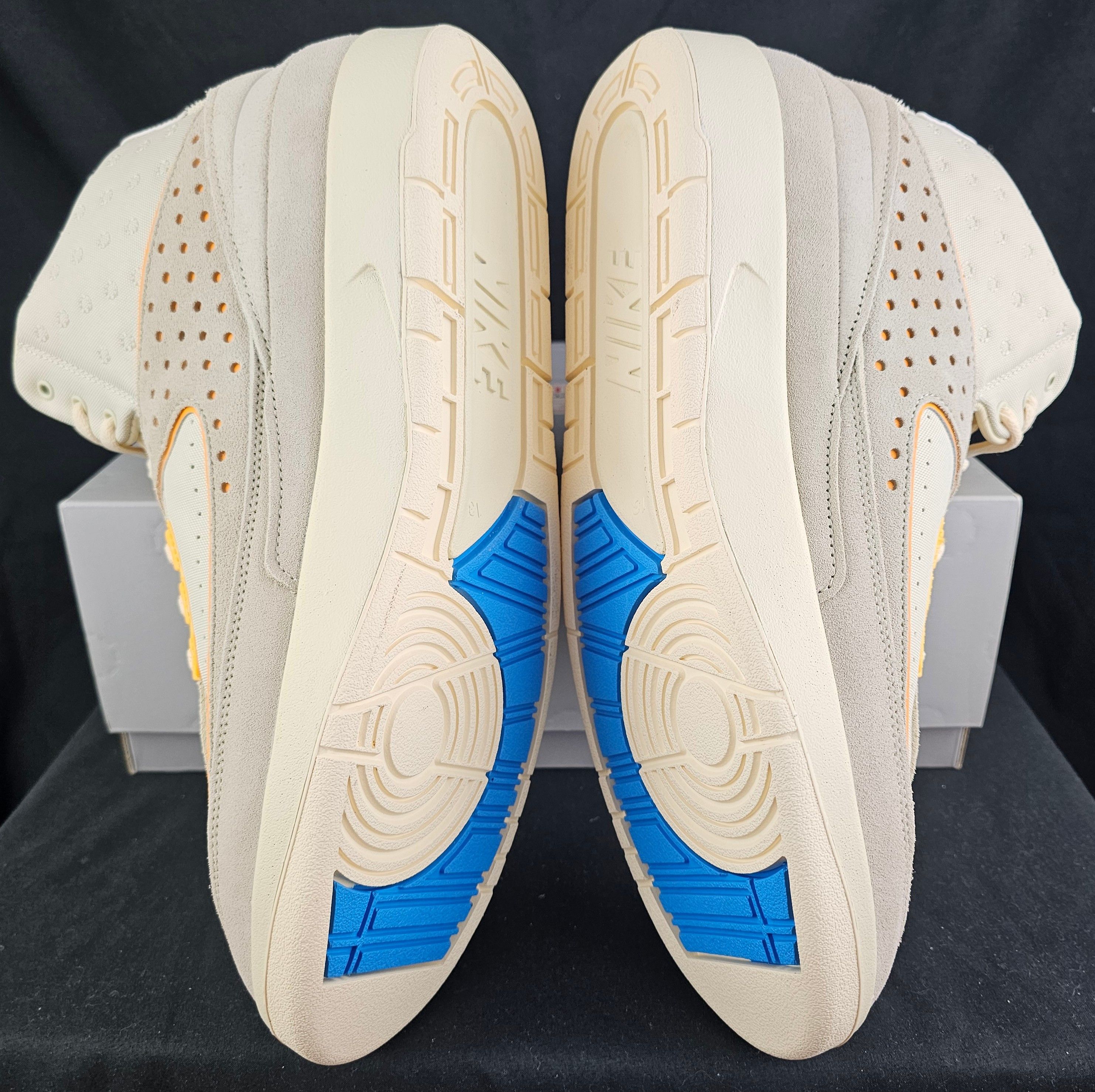 Jordan Brand Nike Jordan 2 Retro SP Union LA Rattan Cream Orange Yellow Size US 13 / EU 46 - 5 Thumbnail