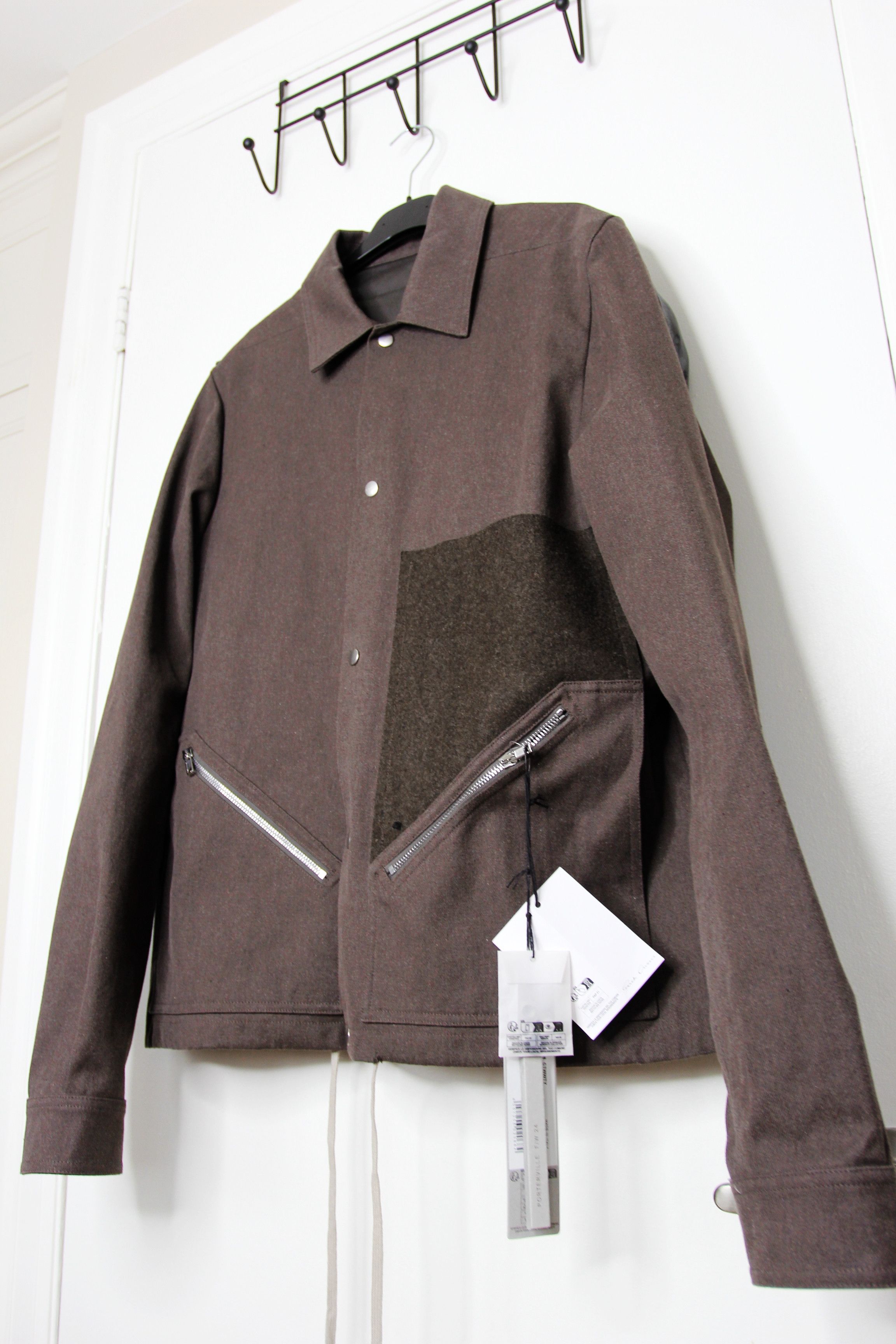 Rick Owens BNWT AW24 RICK OWENS "PORTERVILLE" TOUR SNAP FRONT JACKET 48 Size US M / EU 48-50 / 2 - 5 Thumbnail