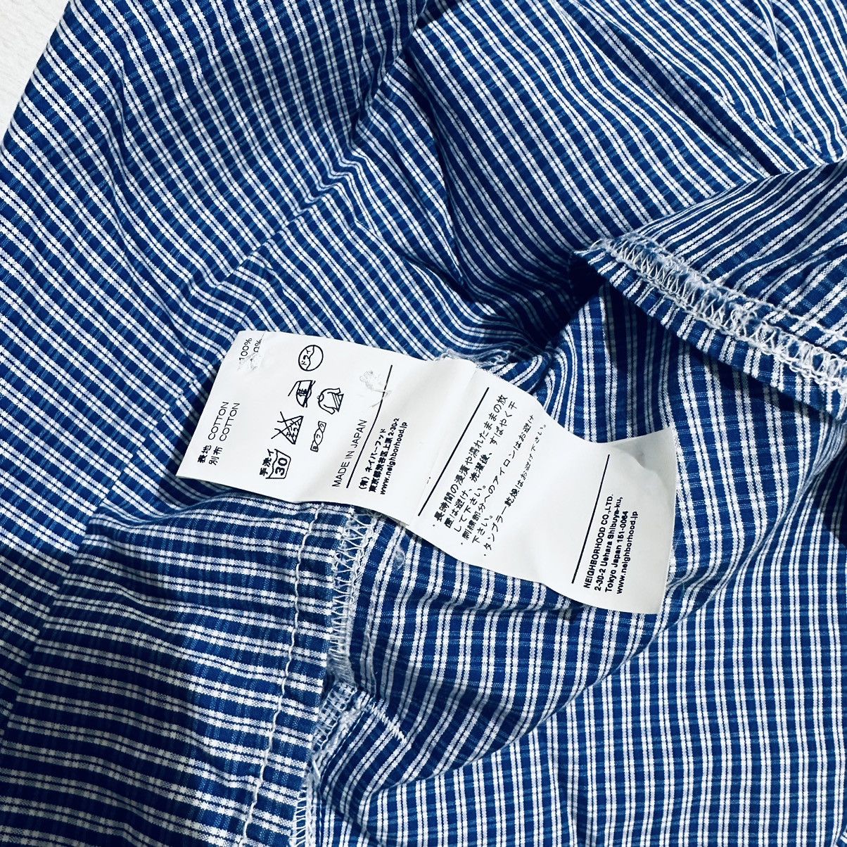 Neighborhood neighborhood blue checker shirt M with side pocket Size US M / EU 48-50 / 2 - 8 Thumbnail