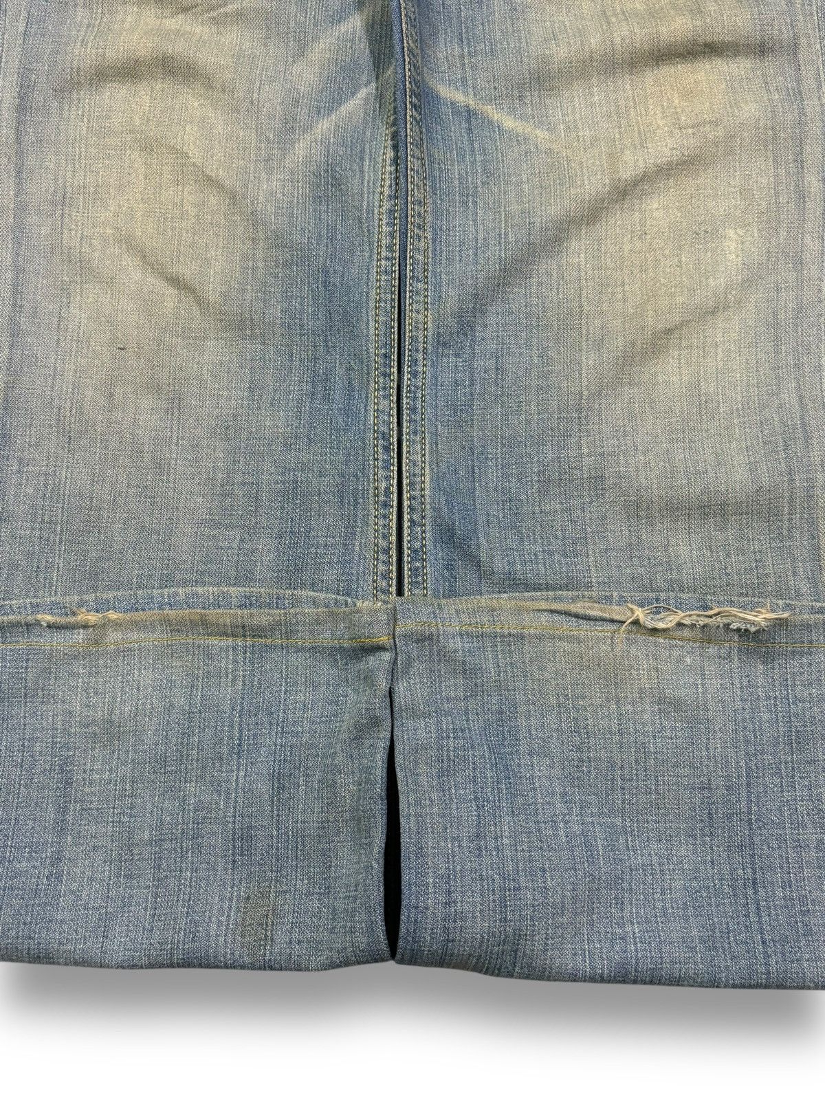 Tornado Mart Vintage Taverniti Sacha Mud Wash Flare Distressed Jeans Size US 32 / EU 48 - 8 Thumbnail