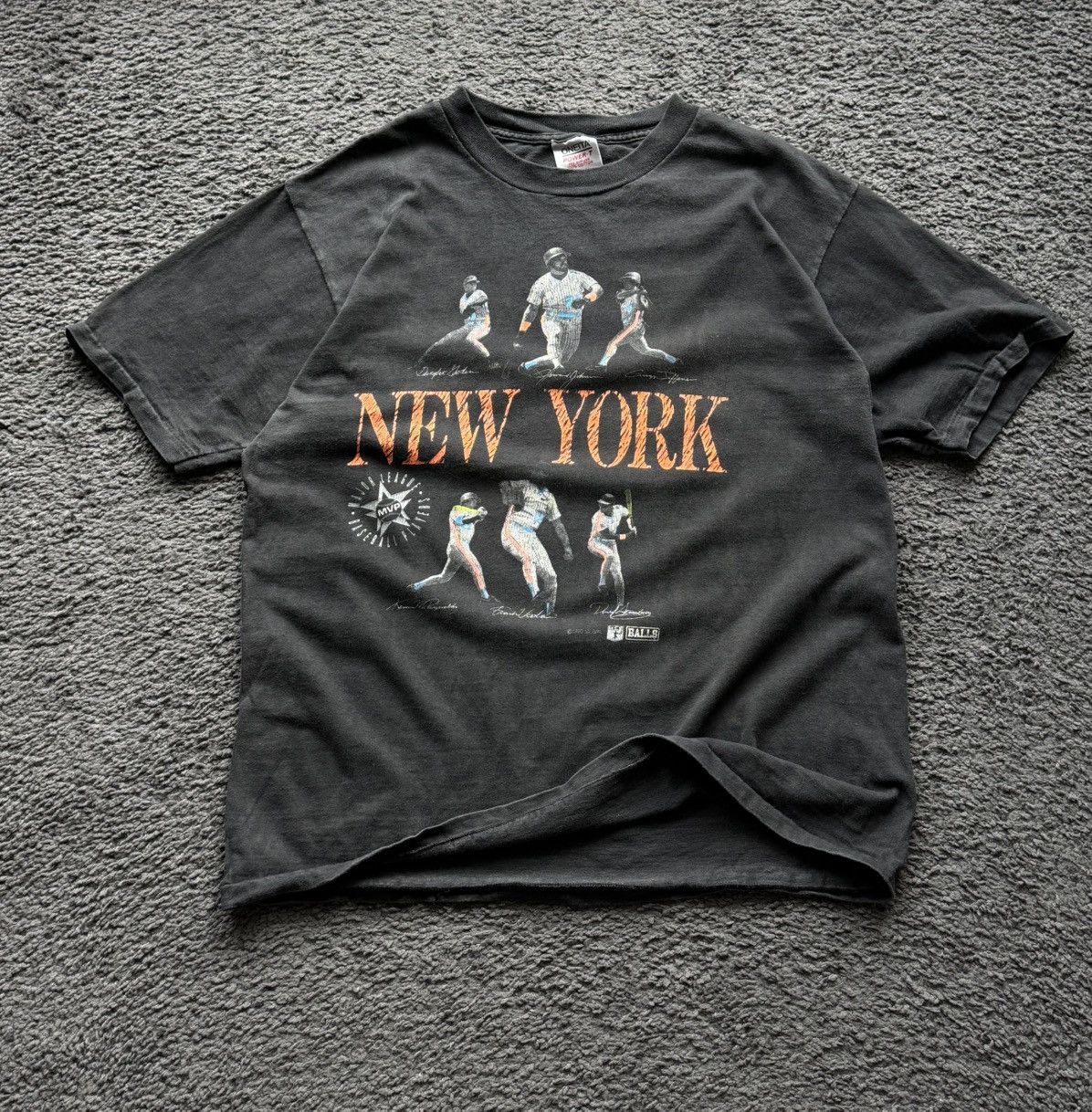 MLB Vintage 90s New York Mets MLB T-shirt (Darryl Strawberry) Size US XL / EU 56 / 4 - 1 Thumbnail