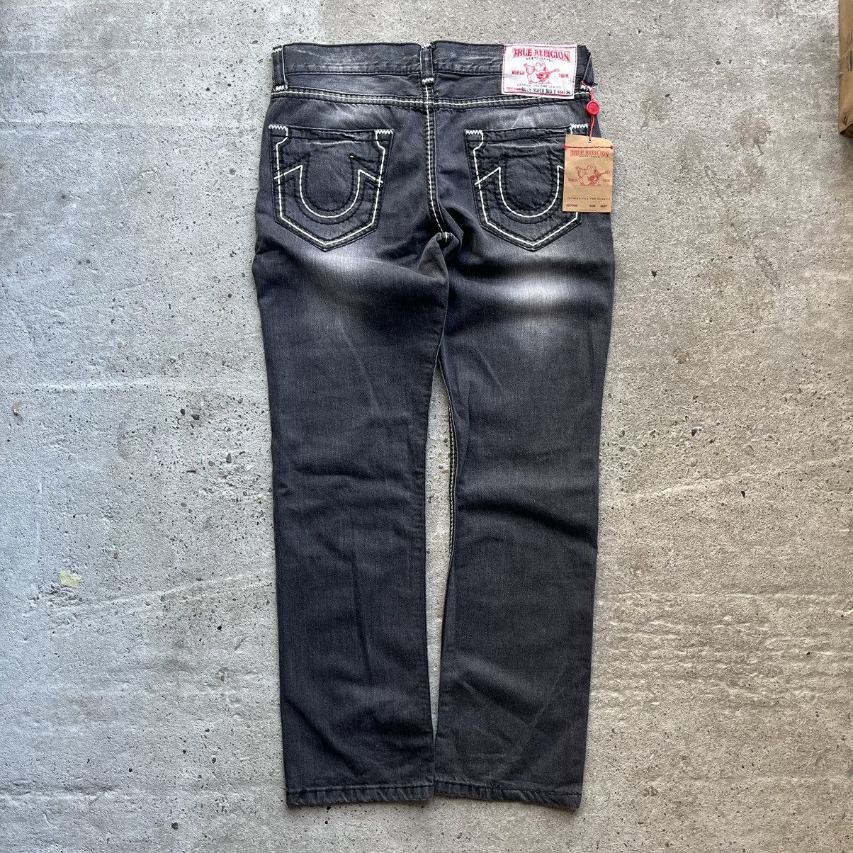 image of True Religion Billy Super Big T Jeans Y2K Pants Denim in Black, Men's (Size 36)