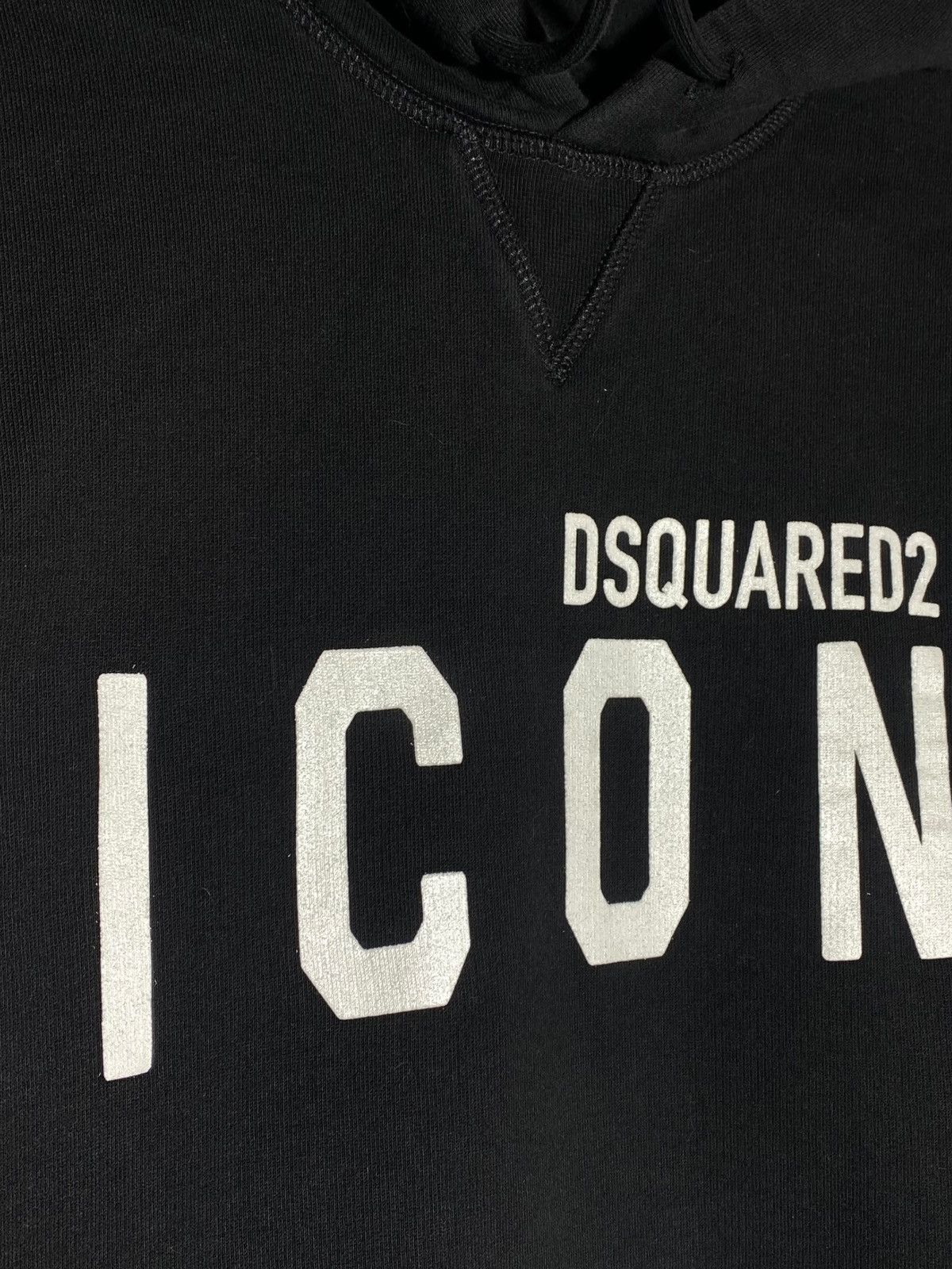 Dsquared2 Trendy Dsquared2 Black Hoodie ICON Print For Fashion Lovers Size S / US 4 / IT 40 - 3 Thumbnail