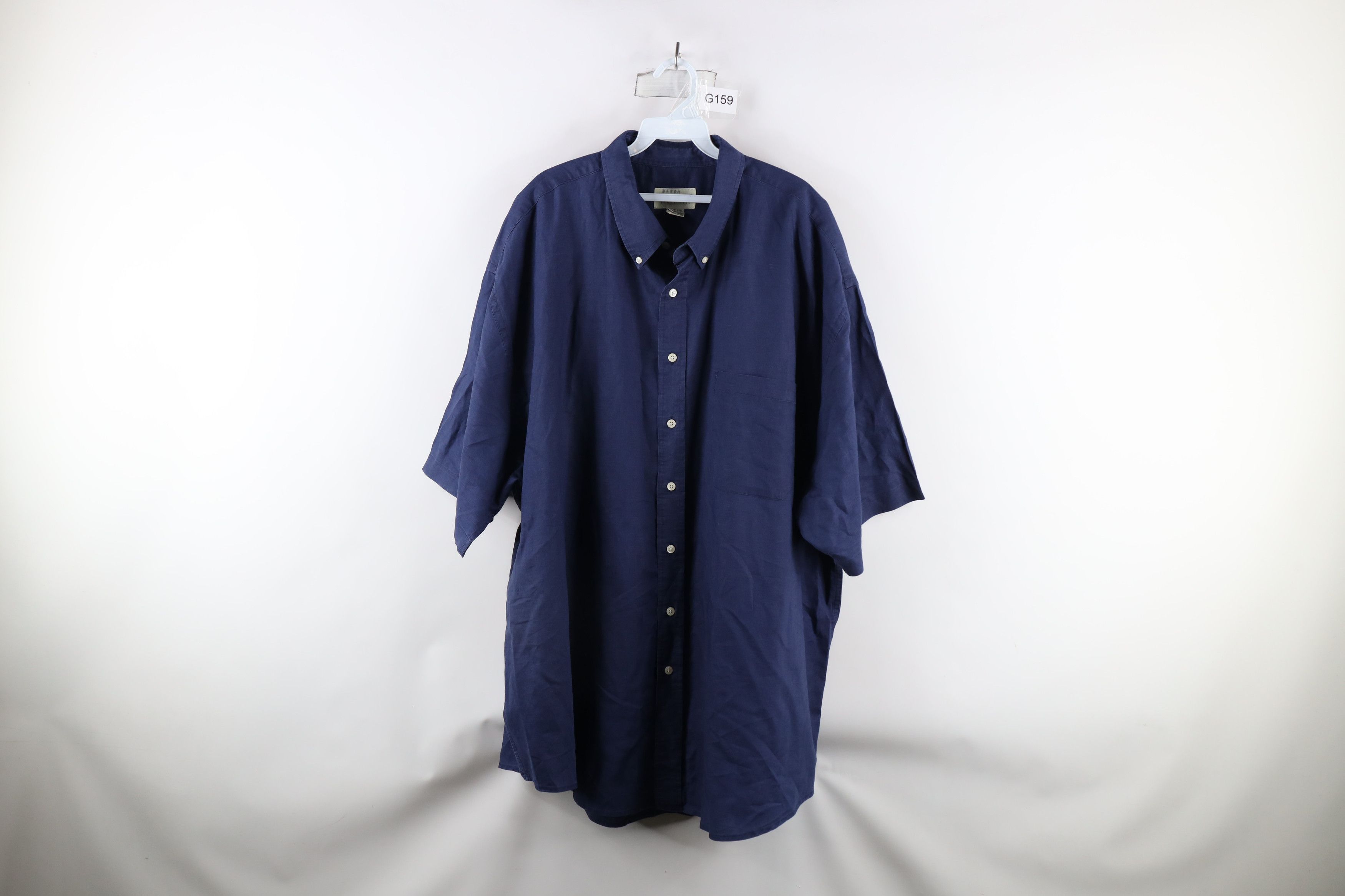 Eddie Bauer × Vintage Vintage 90s Eddie Bauer Blend Short Sleeve Button Shirt Size US XXL / EU 58 / 5 - 1 Thumbnail