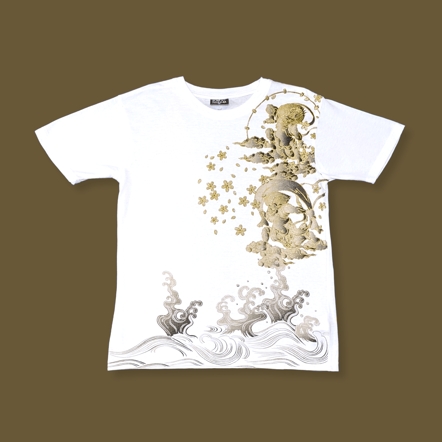 Japanese Brand × Vintage Vintage 90s Bullet Noise Japan Oni Anime Sukajan T shirt Size US M / EU 48-50 / 2 - 1 Thumbnail