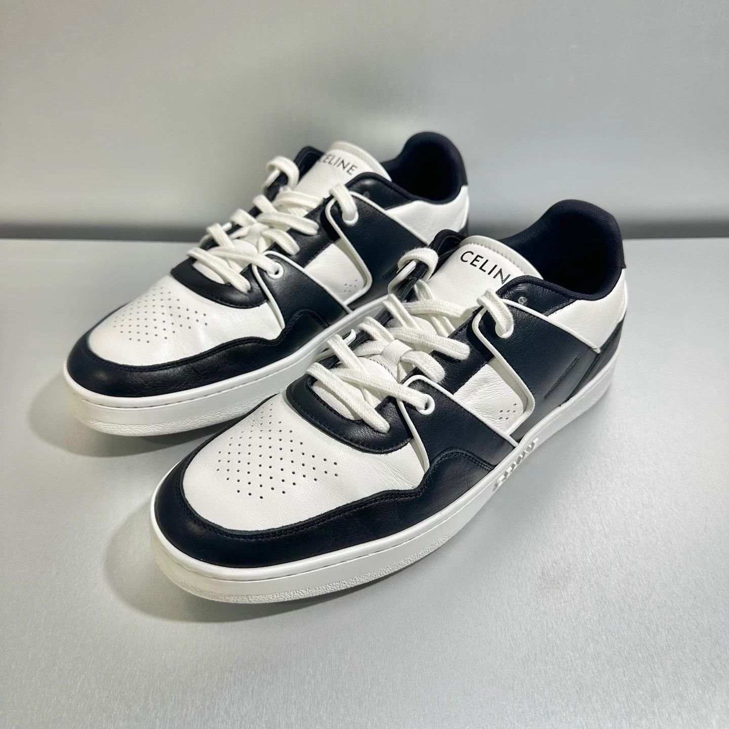 Celine Celine Black & White Panda Like New Sneakers 43 Size US 10 / EU 43 - 1 Thumbnail