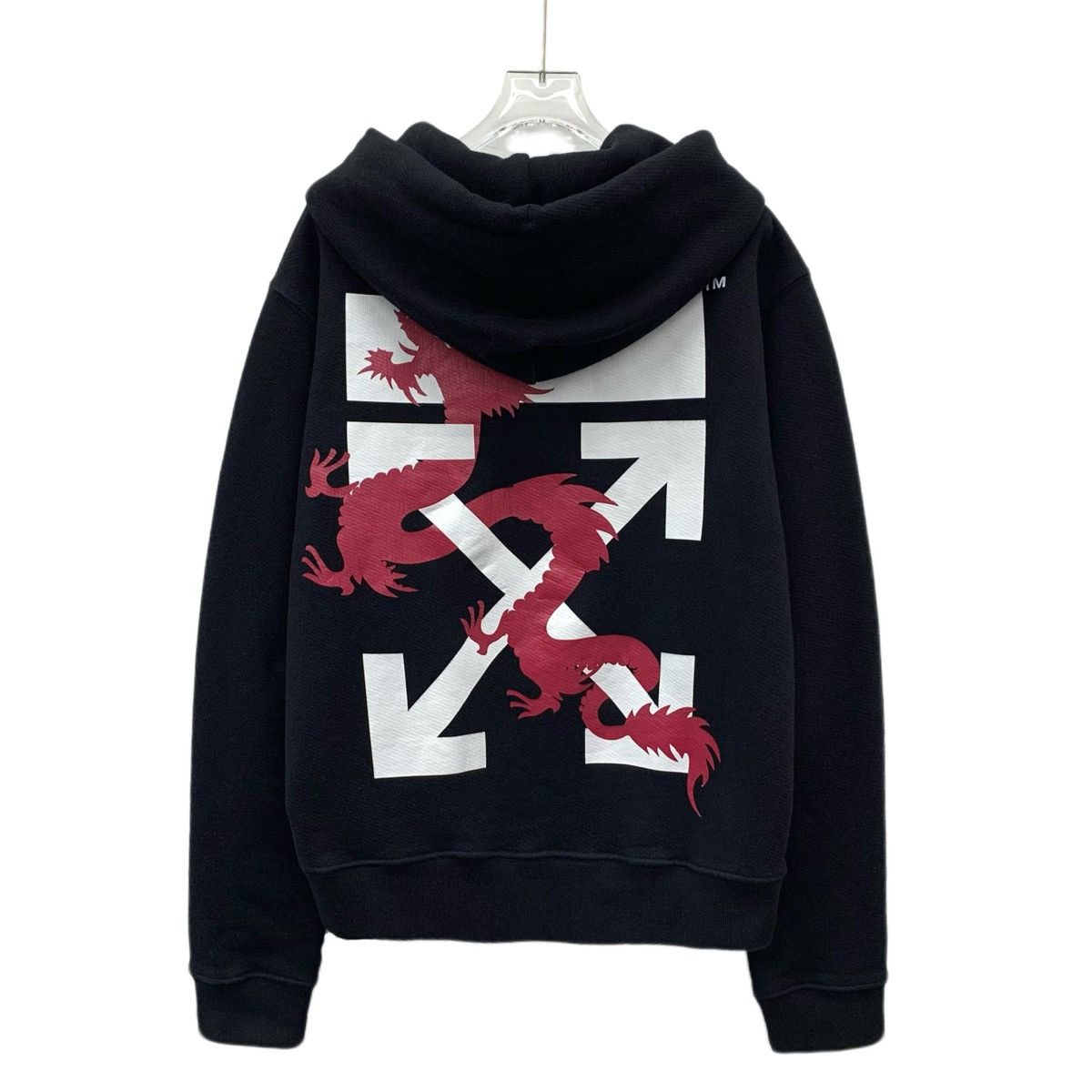 Off-White Off-White Black Dragon Arrow Printed Hooded Sweatshirt K26WX Size US M / EU 48-50 / 2 - 2 Thumbnail