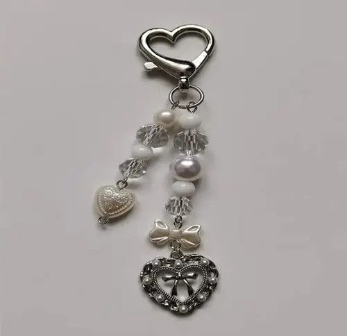 Jewelry Michiko x Iriki White pearl bow & heart keychain Size ONE SIZE - 4 Thumbnail