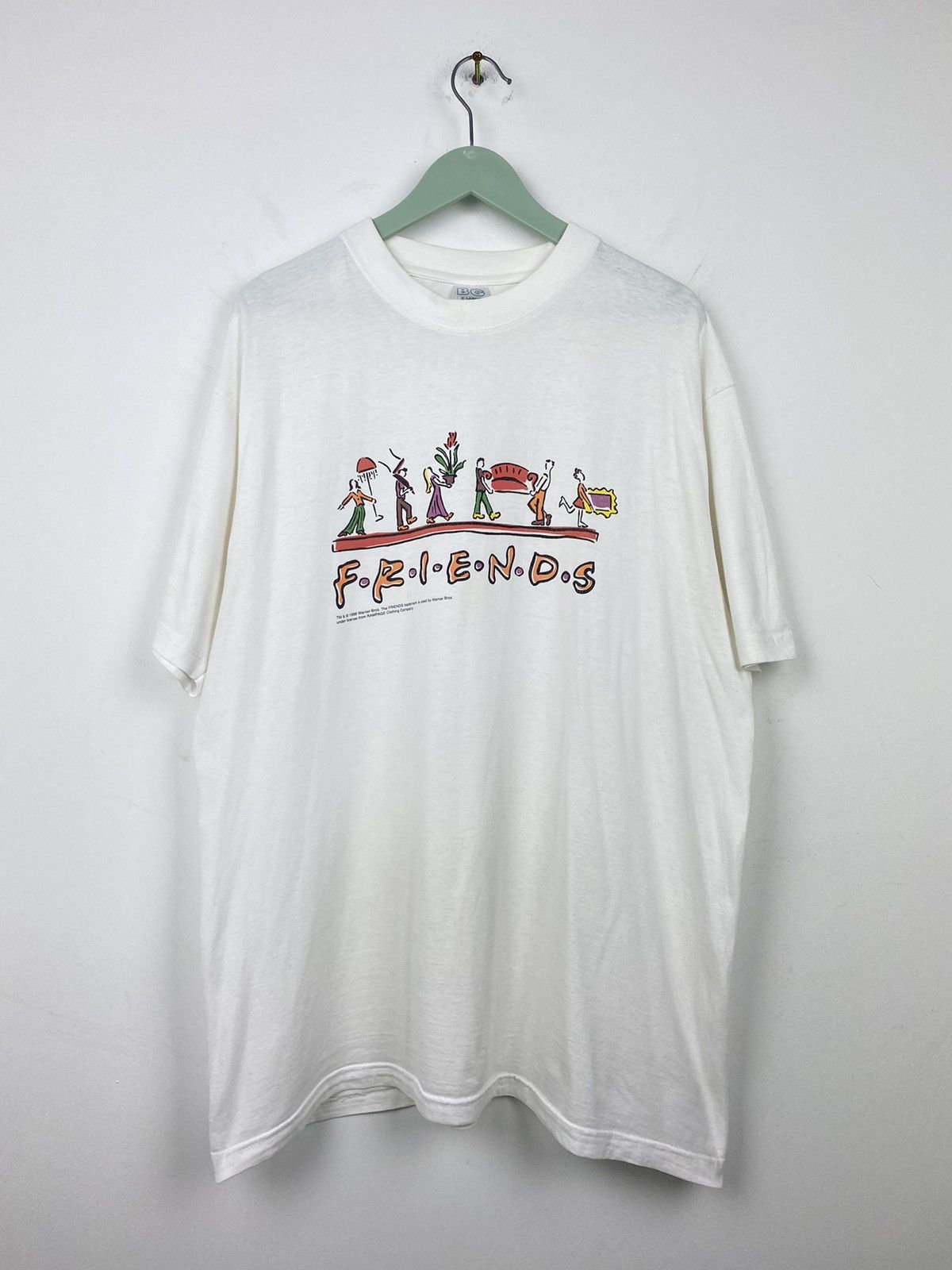 Vintage Vintage Friends 1999 T Shirt Tee Charmed Y2K Warner Bros Size US XL / EU 56 / 4 - 1 Thumbnail