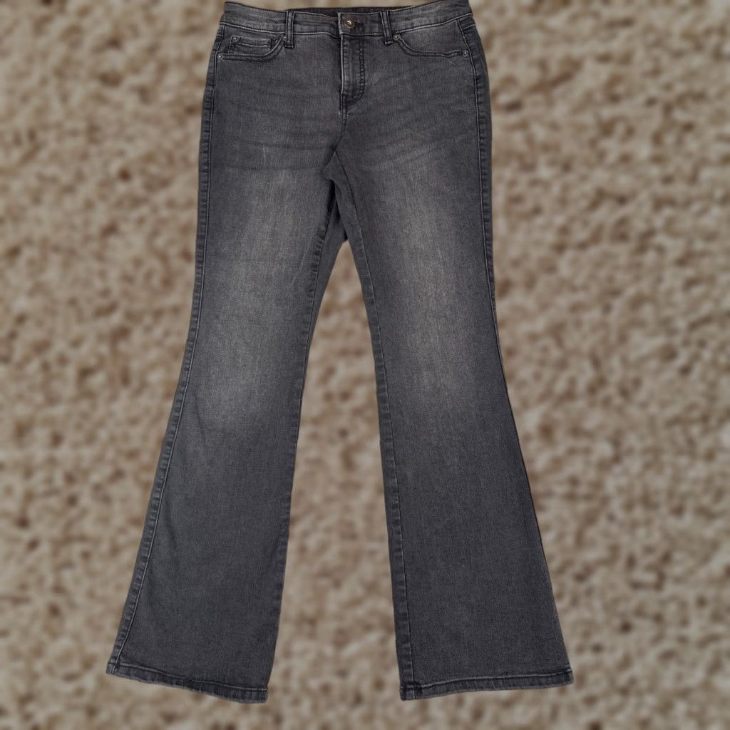 Vintage INC Jeans Womens 6 Black Elizabeth Bootcut Mid Rise Cotton Blend 30x32 Denim Size 28" / US 6 / IT 42 - 1 Thumbnail