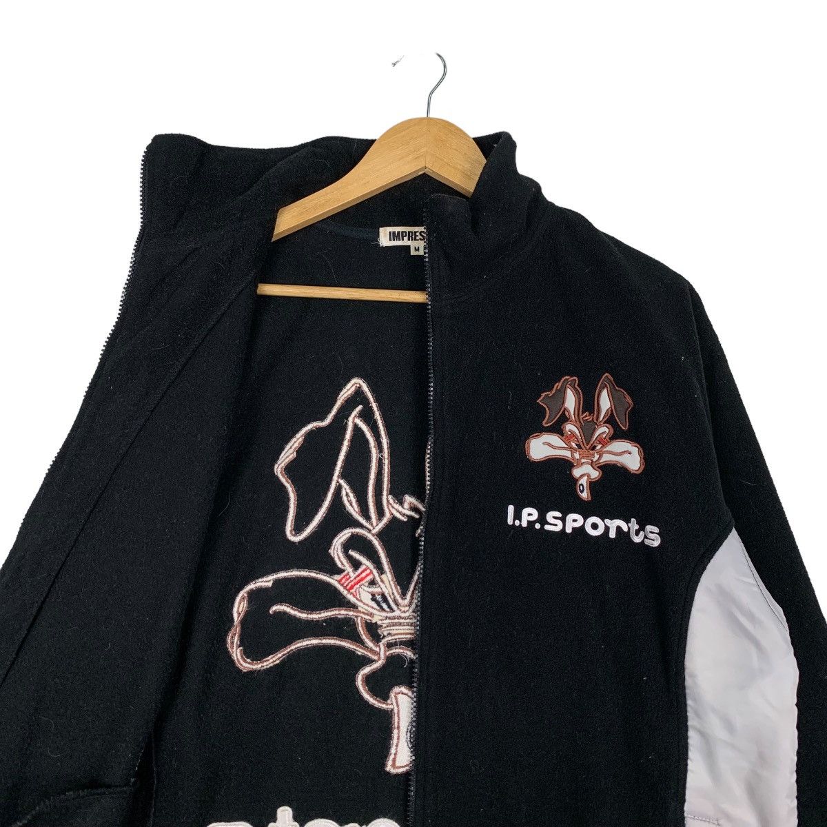 Japanese Brand IMPRESSIVE IP Sports Bunny Face Fleece Jacket #1078-C49 Size US M / EU 48-50 / 2 - 10 Thumbnail