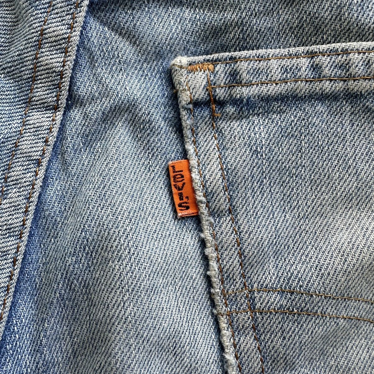 Jean × Levi's × Vintage 80’s Vintage Levi’s USA Light Wash Faded Jean Denim Pant Size US 29 - 16 Thumbnail