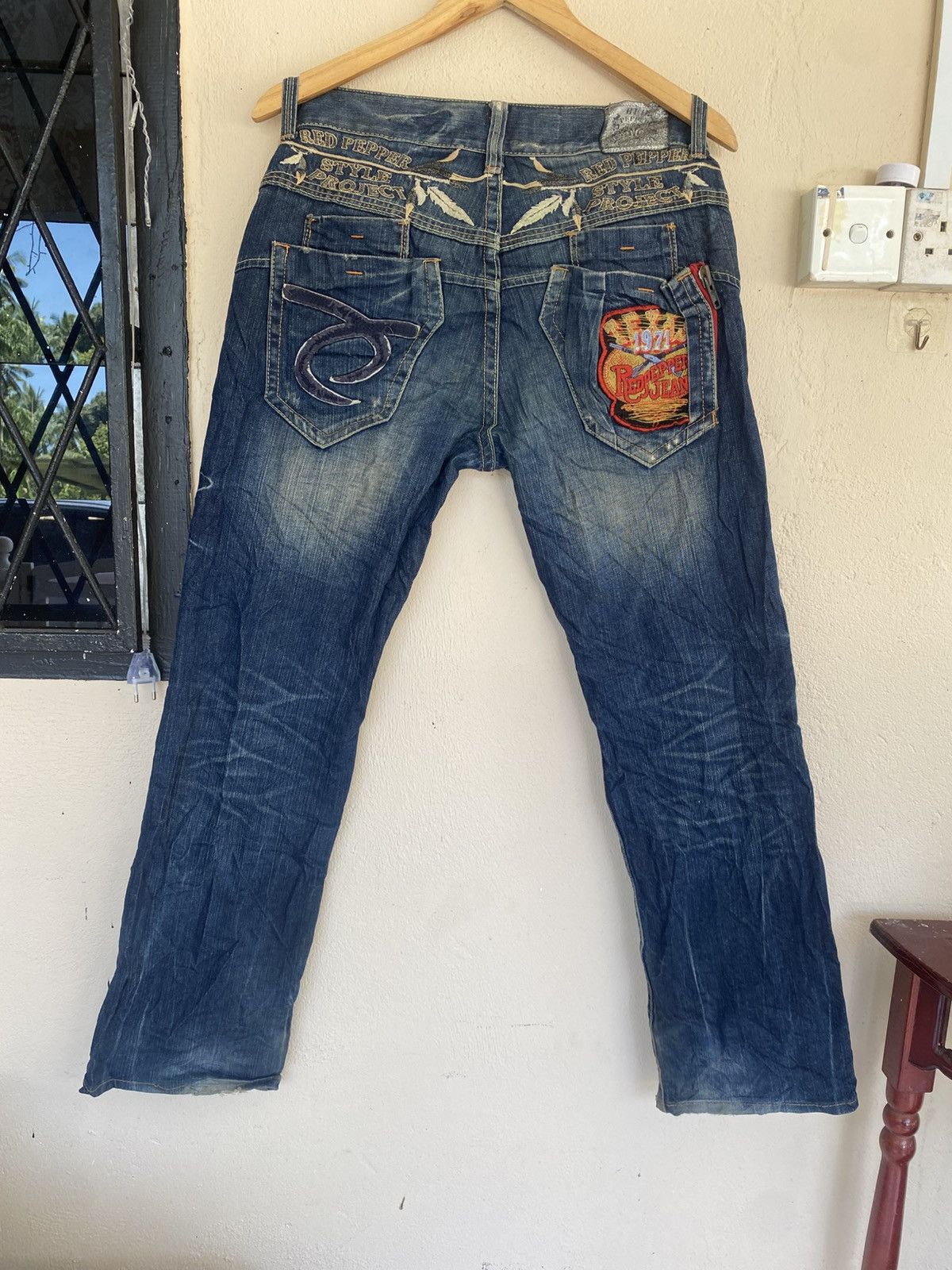 Le Grande Bleu (L.G.B.) RED PEPPER 2000s Denim Size US 32 / EU 48 - 1 Thumbnail