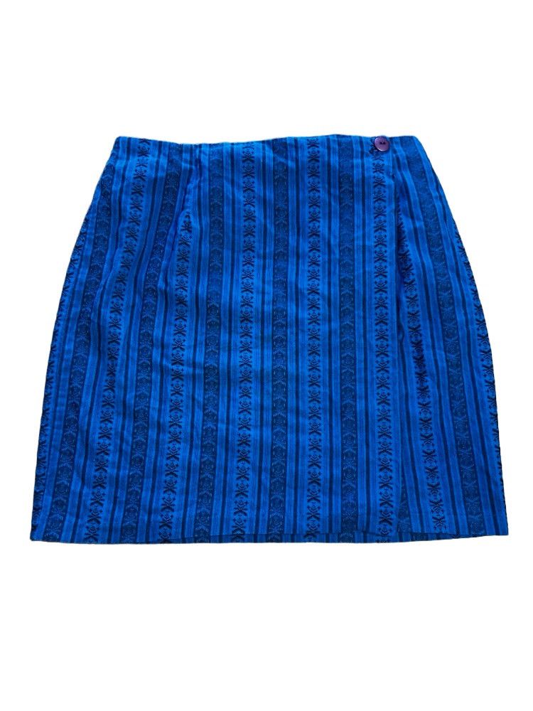 Vintage Vintage Blue Allison Tracy Skirt Size 28" / US 6 / IT 42 - 1 Thumbnail