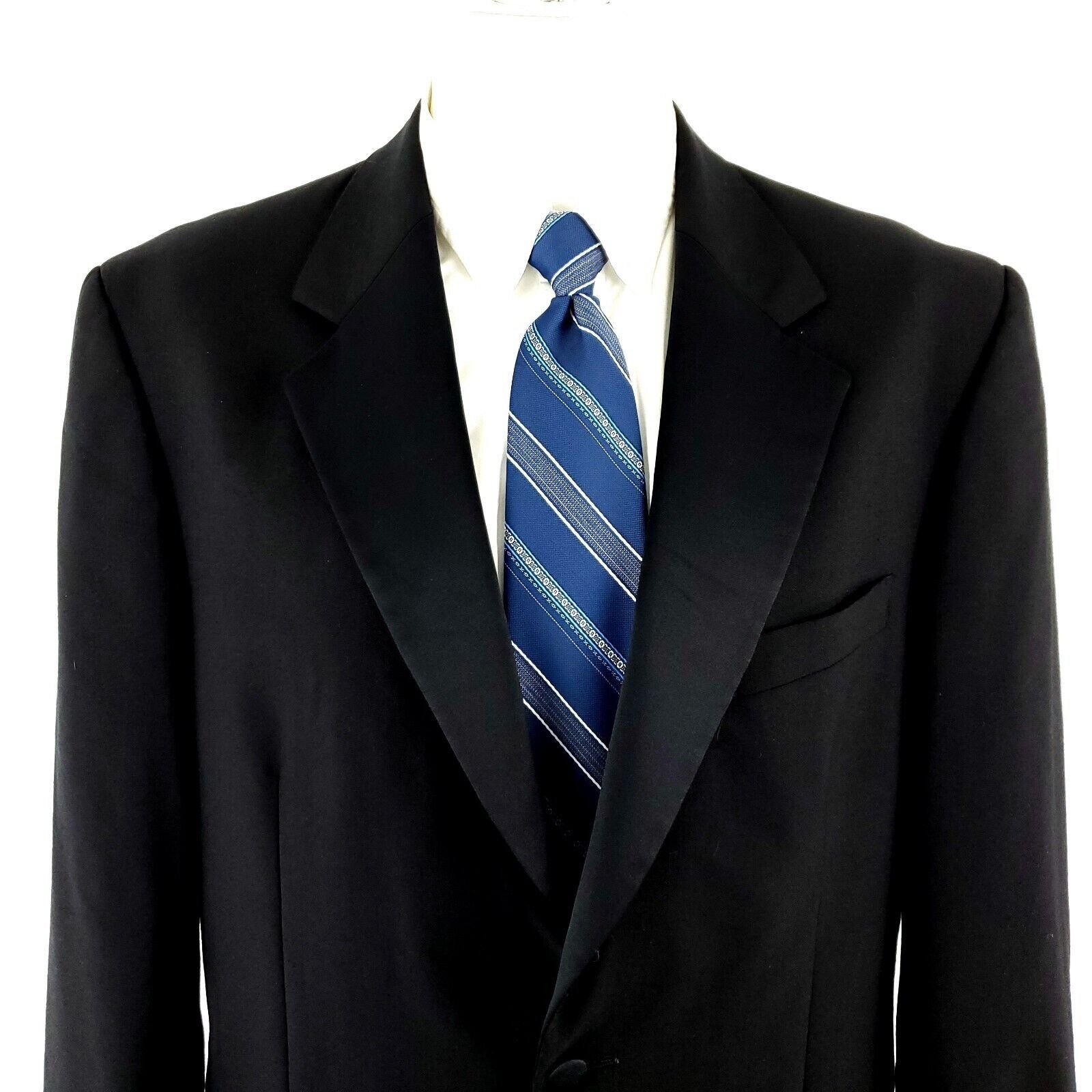 Vintage Cricketeer Wool 1 Felt Button Tuxedo Jacket 40R Black Size 40R - 1 Thumbnail