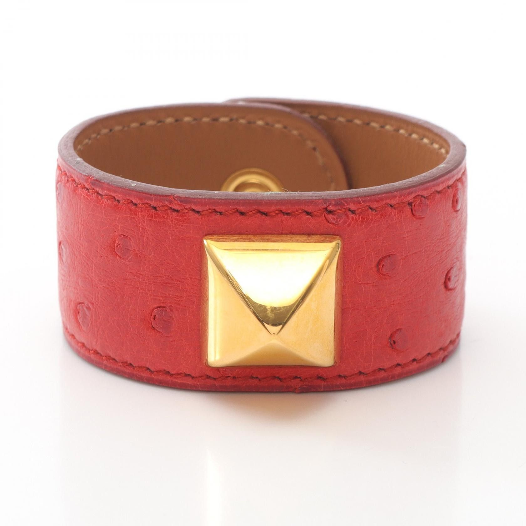 Hermes Hermes Hermes Medor Ostrich Bracelet Natural Material Bracelet DUTY FREE for USA Size ONE SIZE - 1 Thumbnail