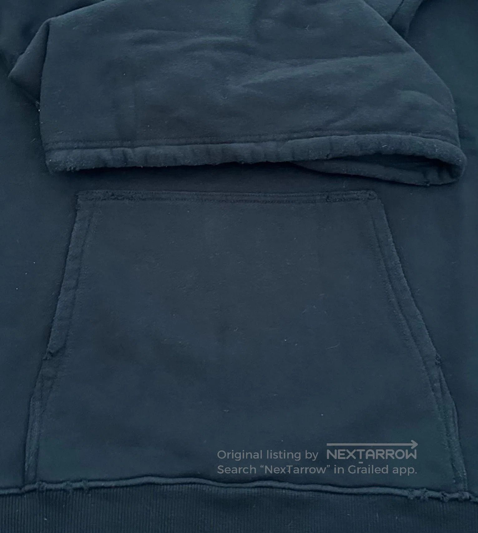 black oversized hoodie by yohji yamamoto.