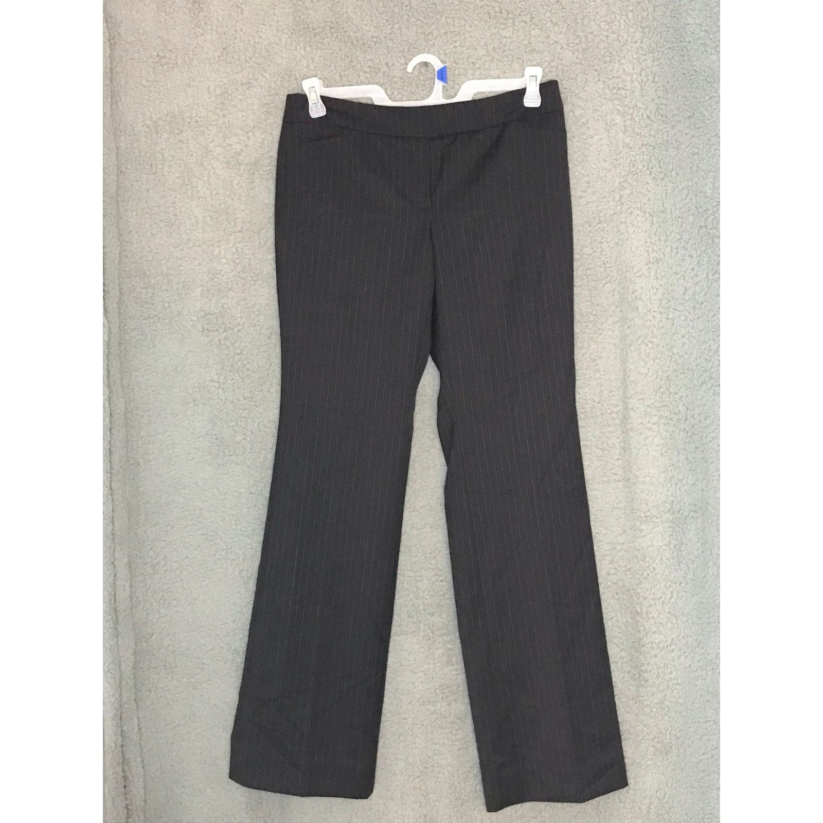 White House Black Market NWT WHBM 6R Pin Stripe Fashion Boot Trousers Orig Price $98 Size 28" / US 6 / IT 42 - 2 Thumbnail