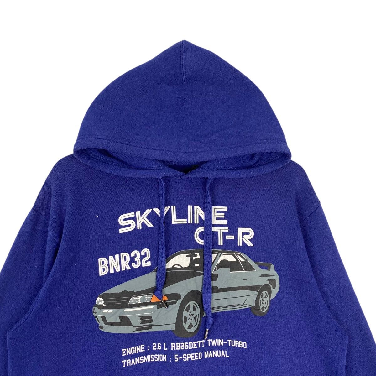 Other Vintage Nissan Skyline GTR Hoodie Sweater Blue Big Size US L / EU 52-54 / 3 - 3 Thumbnail