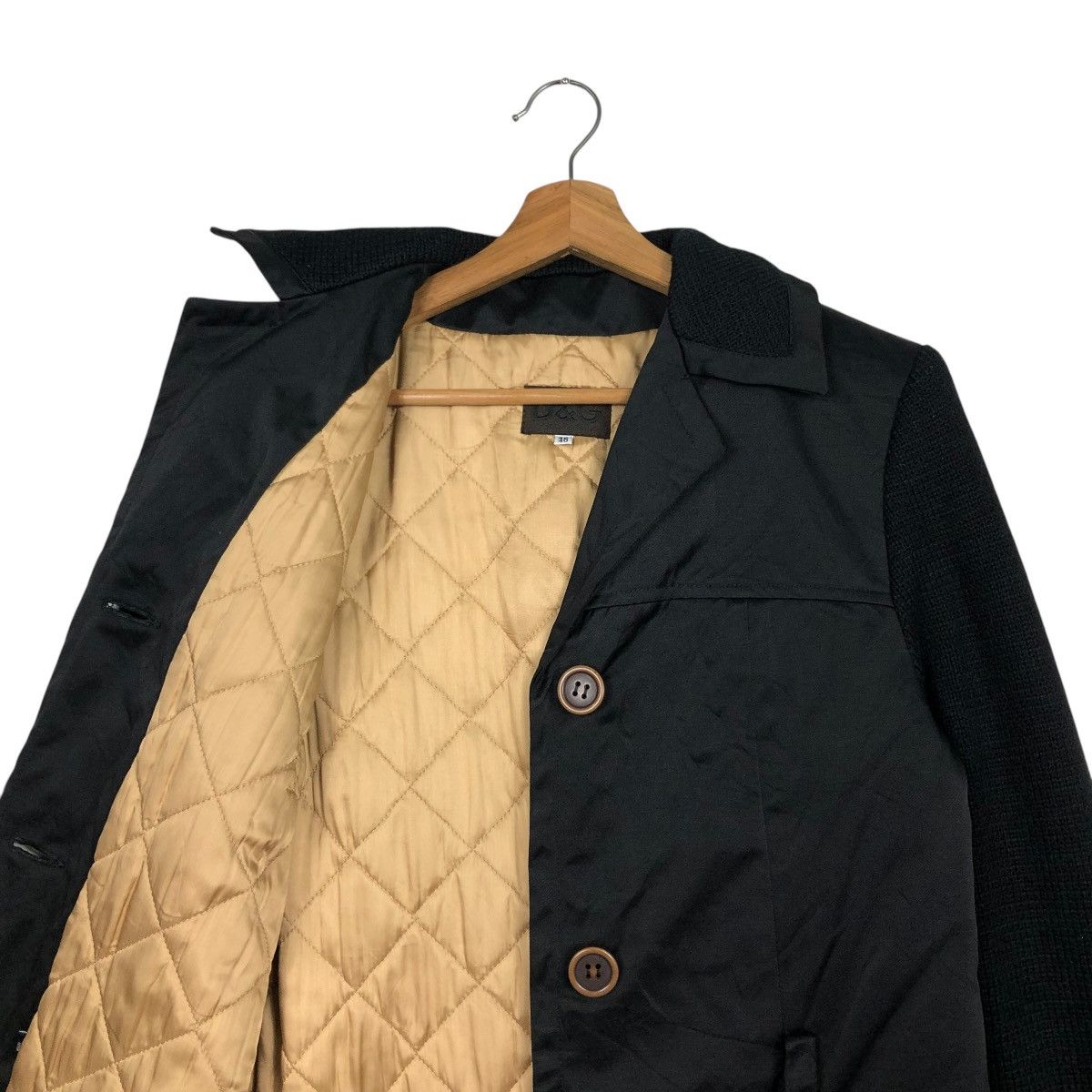 Dolce & Gabbana 🔥ICONIC BLACK CHORE JACKET D&G CARDIGAN SLEEVE Size US S / EU 44-46 / 1 - 14 Thumbnail