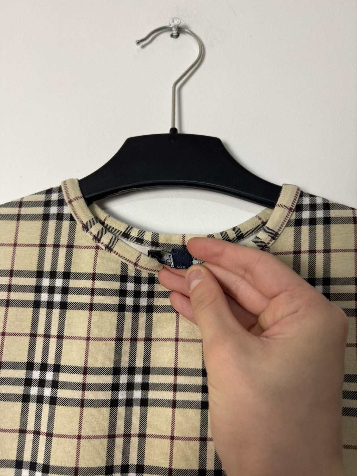 Burberry Vintage Burberry Iconic Nova Check Tee Luxury England design Size M / US 6-8 / IT 42-44 - 4 Thumbnail
