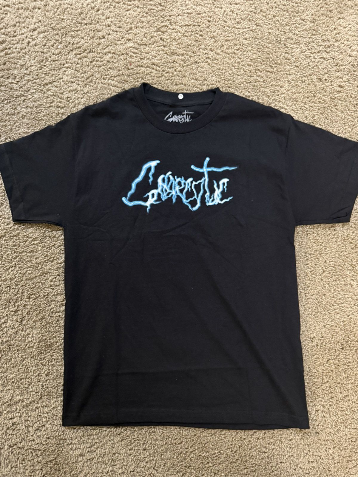 Gnarcotic Gnorcotic Blue Lightning Logo T-Shirt Black | Size Medium Size US M / EU 48-50 / 2 - 1 Thumbnail