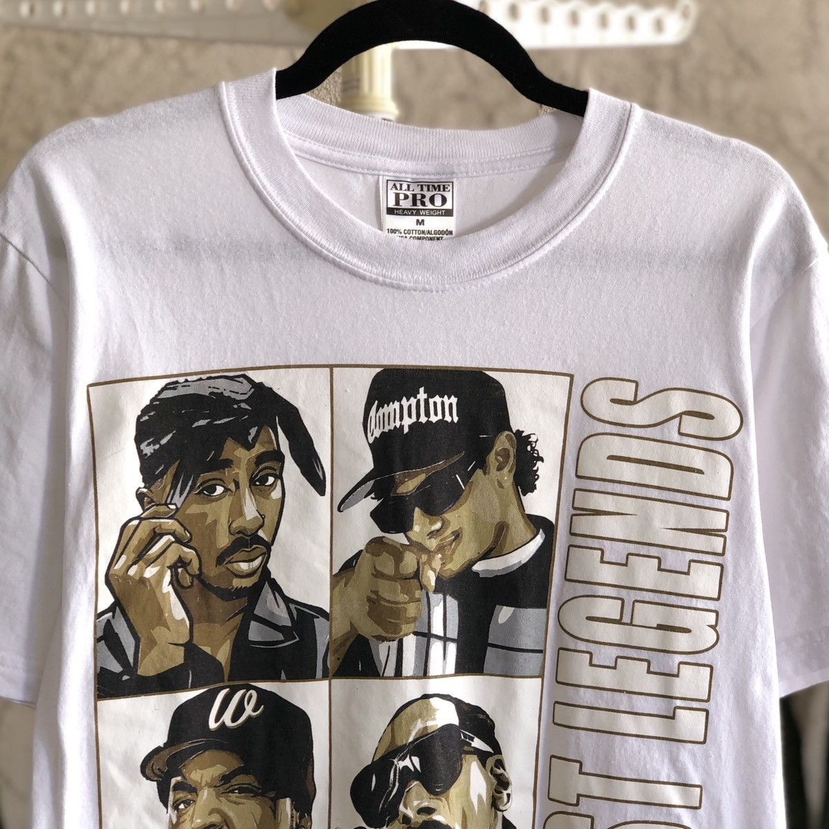 Rap Tees × Vintage Vintage All Time Pro Heavyweight West Coast Legends Shirt Size US M / EU 48-50 / 2 - 1 Thumbnail