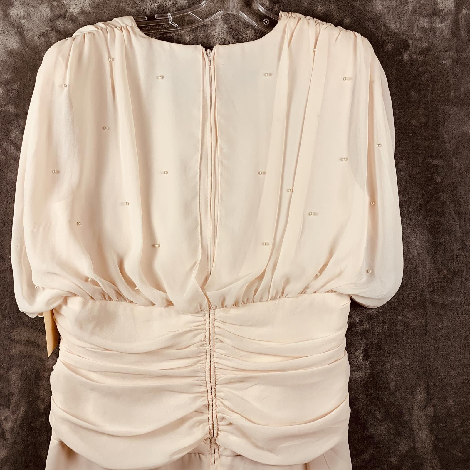 Patagonia Vintage Patra Womens Midi Dress in Soft Beige (387) Size L / US 10 / IT 46 - 8 Thumbnail