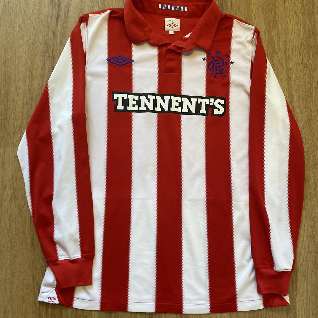 Umbro 2010-11 *19 Beatie Glasgow Rangers Umbro Tennents Shirt Size US M / EU 48-50 / 2 - 2 Thumbnail