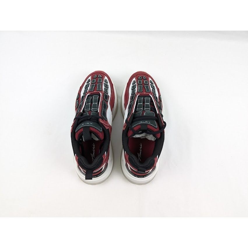 Amiri o1rshd1 Q:2 / Bone Runner Low-Top Sneakers in Deep Red Size US 10 / EU 43 - 9 Thumbnail