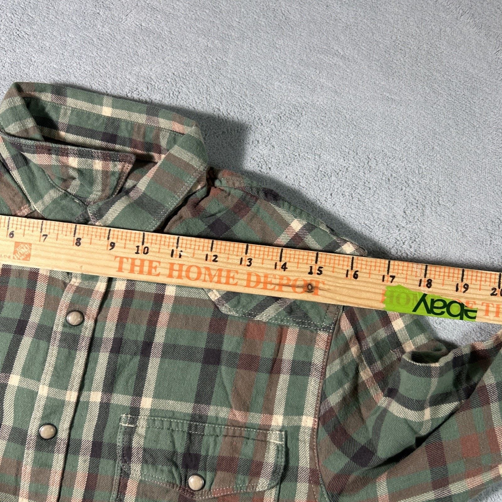 Lucky Brand Lucky Brand Flannel Pearl Snap Shirt Mens Small Long Sleeve Size US S / EU 44-46 / 1 - 7 Thumbnail