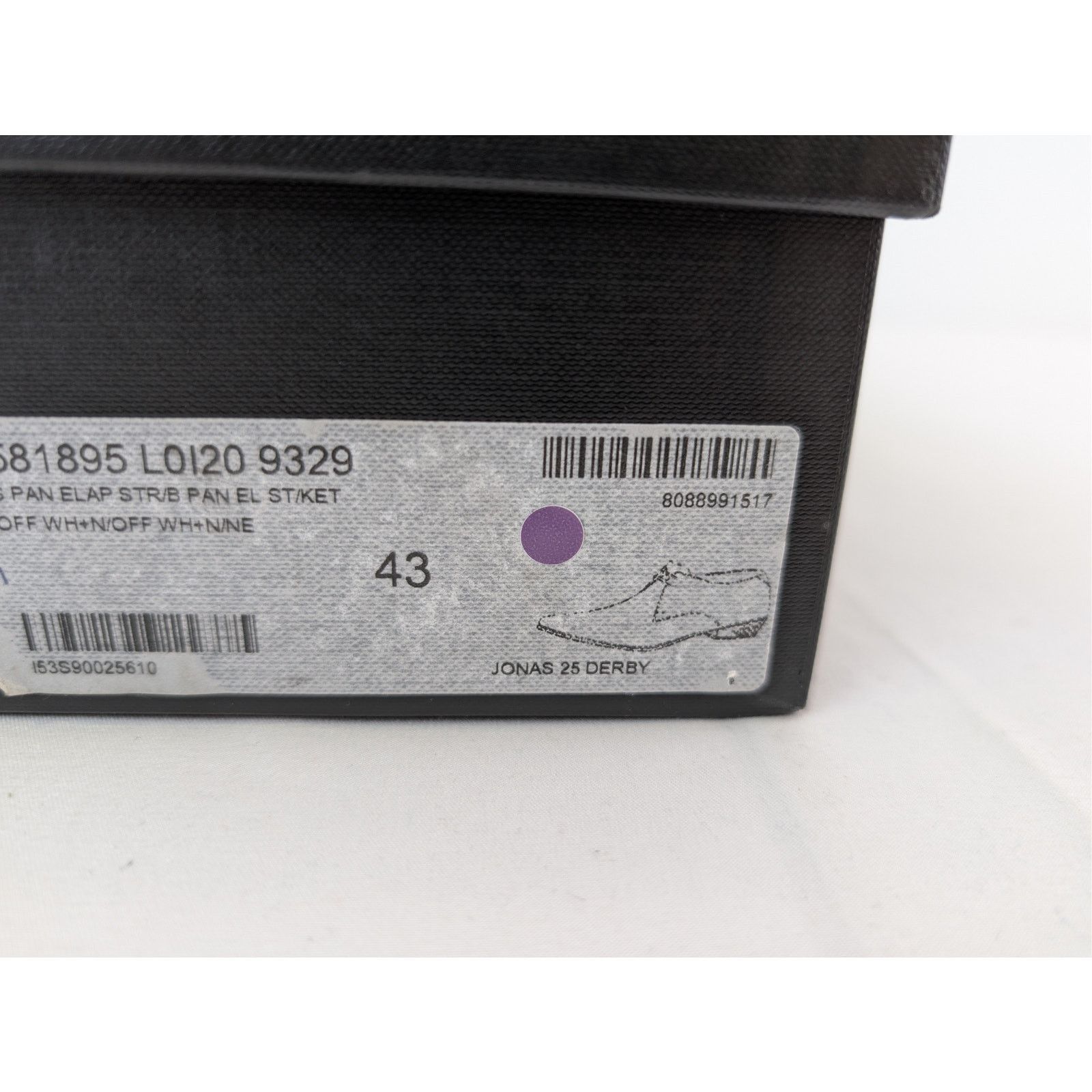 o1rshd1 Jonas 25 Derby Striped Shoes Boots Off White/Black
