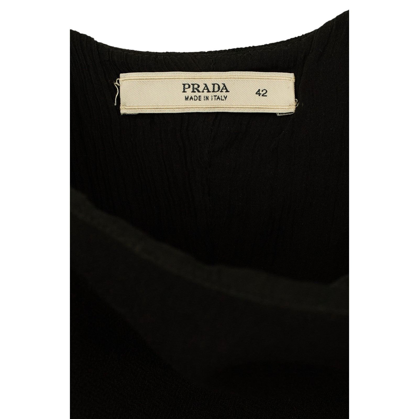 Prada Wool Black Dress Size M / US 6-8 / IT 42-44 - 3 Thumbnail