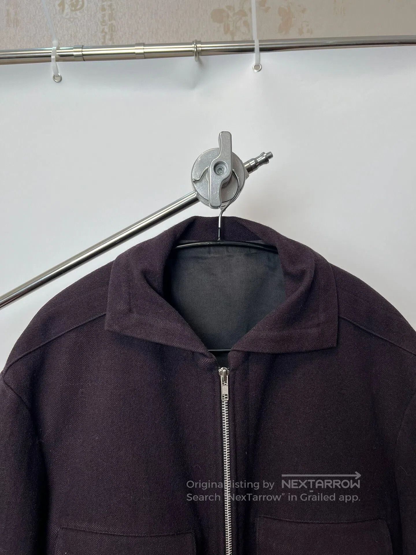 Yohji Yamamoto Yohji Yamamoto Purple Wool Blend Coat. Size US L / EU 52-54 / 3 - 3 Thumbnail