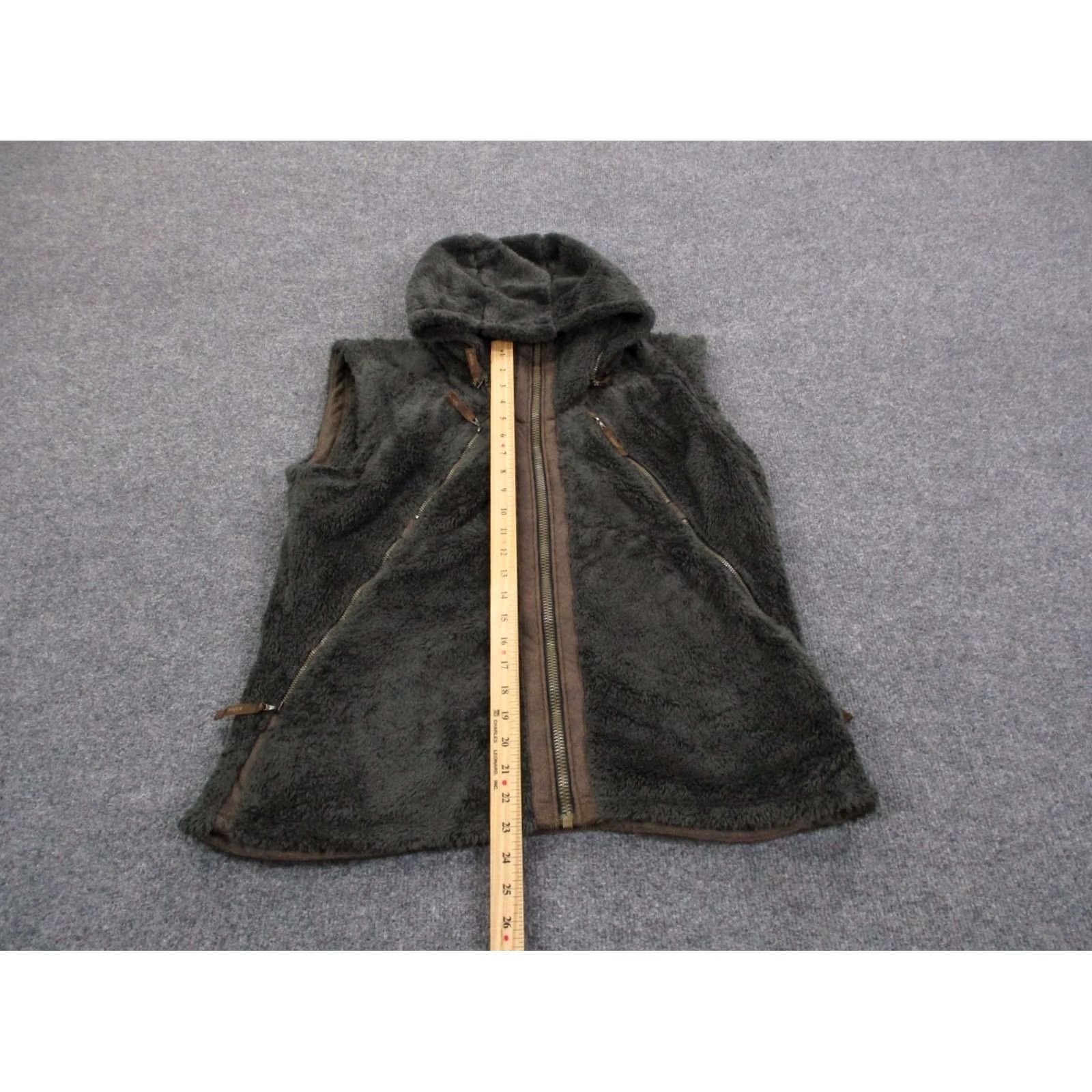 Vintage Kuhl Hoodie Womens XL Brown Vest Jacket Fuzzy Fleece Outdoors Hiking Camping Size XL / US 12-14 / IT 48-50 - 3 Thumbnail