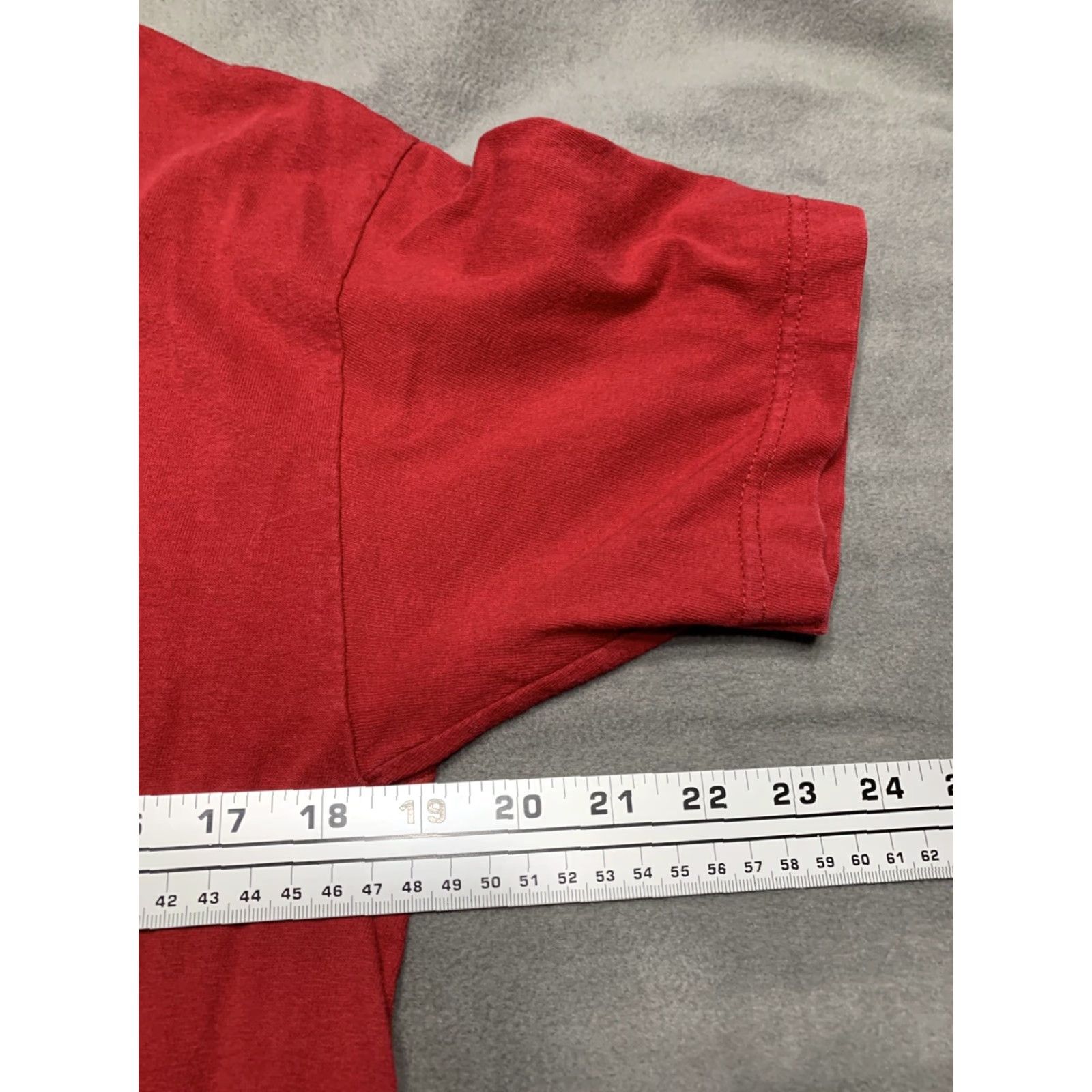 Nike Nike Mens T-Shirt Short Sleeve Logo Red M Medium Regular Cotton Sports Shirt Mens Size US M / EU 48-50 / 2 - 6 Thumbnail