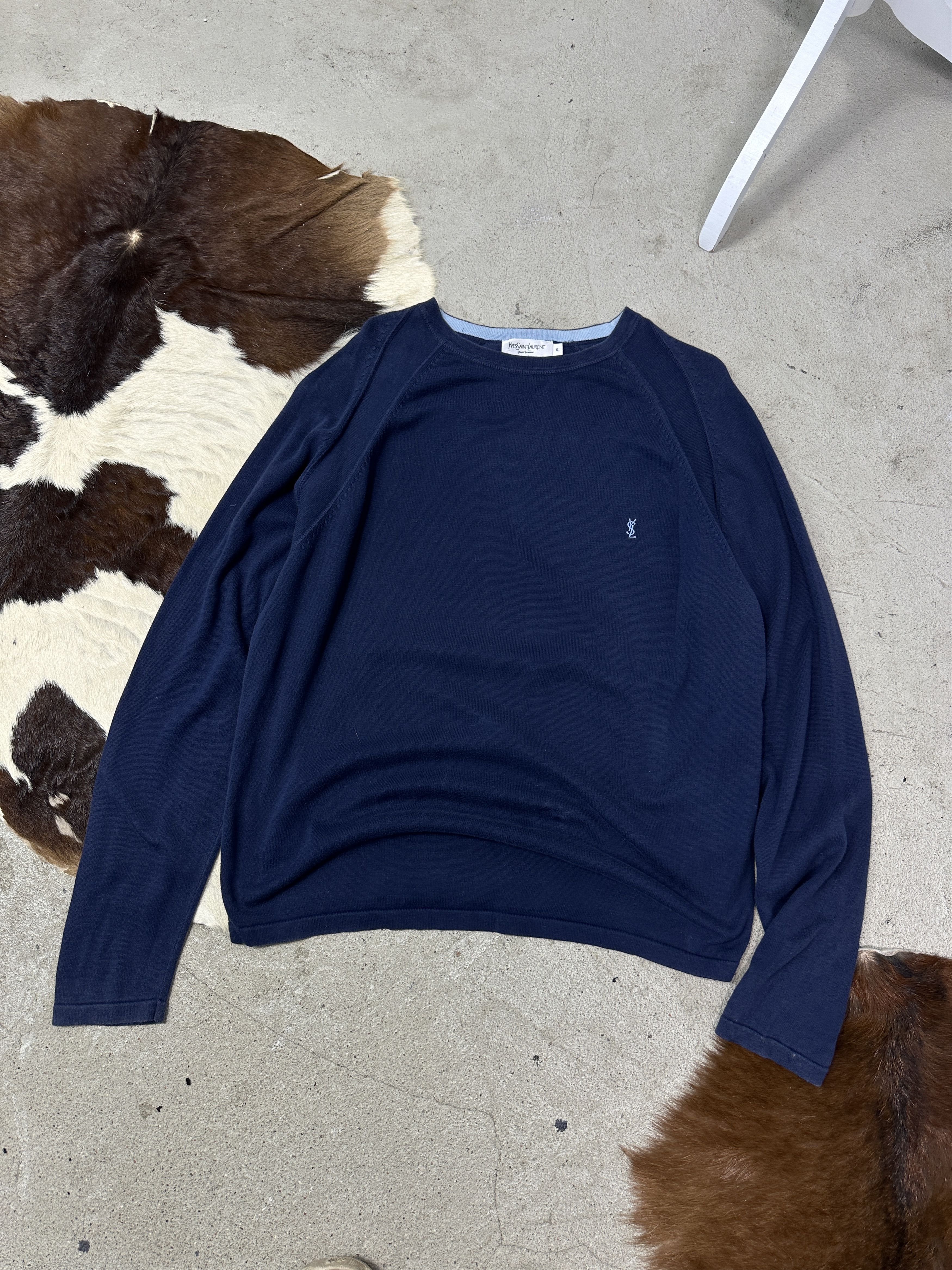 Yves Saint Laurent Vintage Old Money Yves Saint Laurent Sweater Y2K Size US XL / EU 56 / 4 - 1 Thumbnail