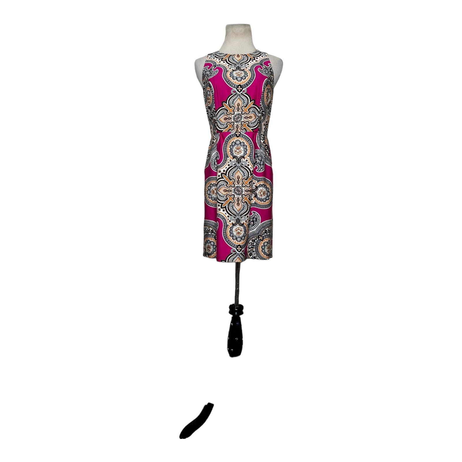 Anthropologie Moulinette Soeurs Paisley Print Sheath Cocktail Dress Size 2 Size XS / US 0-2 / IT 36-38 - 13 Thumbnail