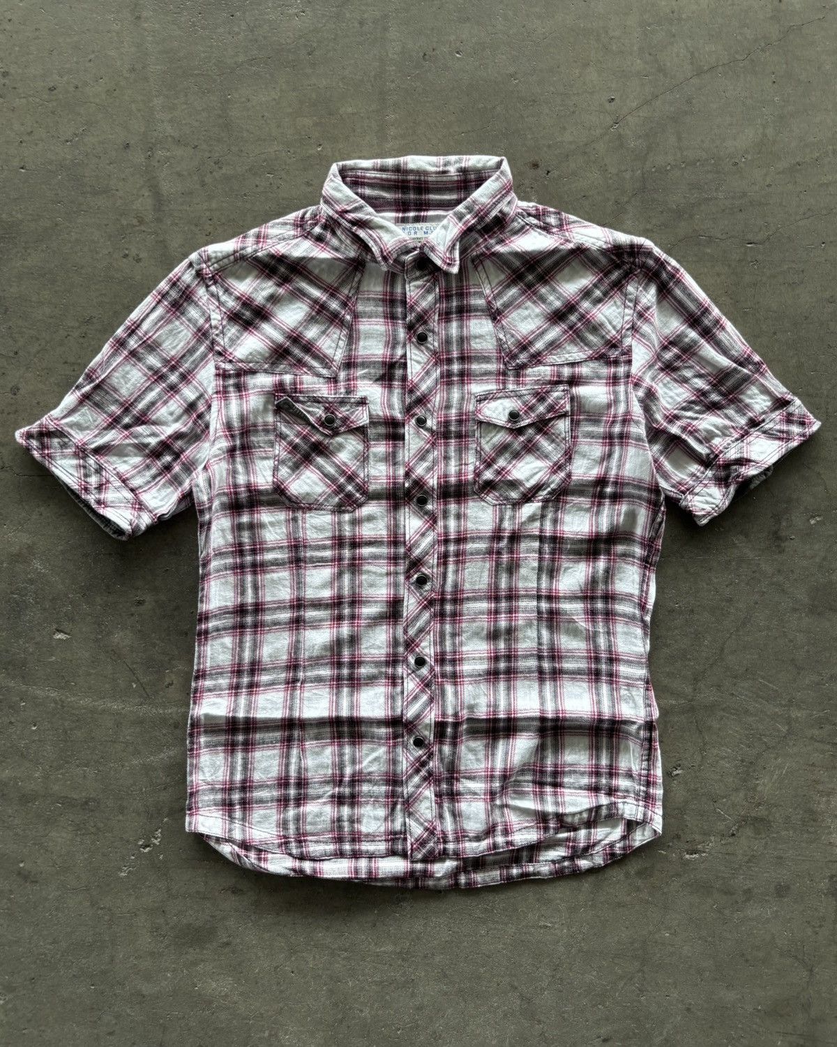 Japanese Brand × KMRii × Nicole Club Nicole Club For Men Button Up Shirt Size US M / EU 48-50 / 2 - 1 Thumbnail