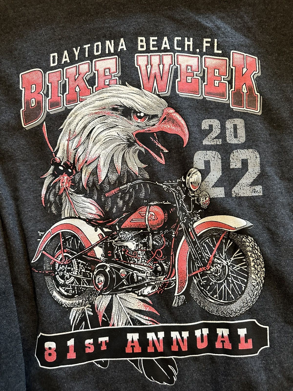 Other 2022 81st Bike Week Daytona Beach Hoodie-Missing Tag-Sm/Med Size US M / EU 48-50 / 2 - 2 Thumbnail