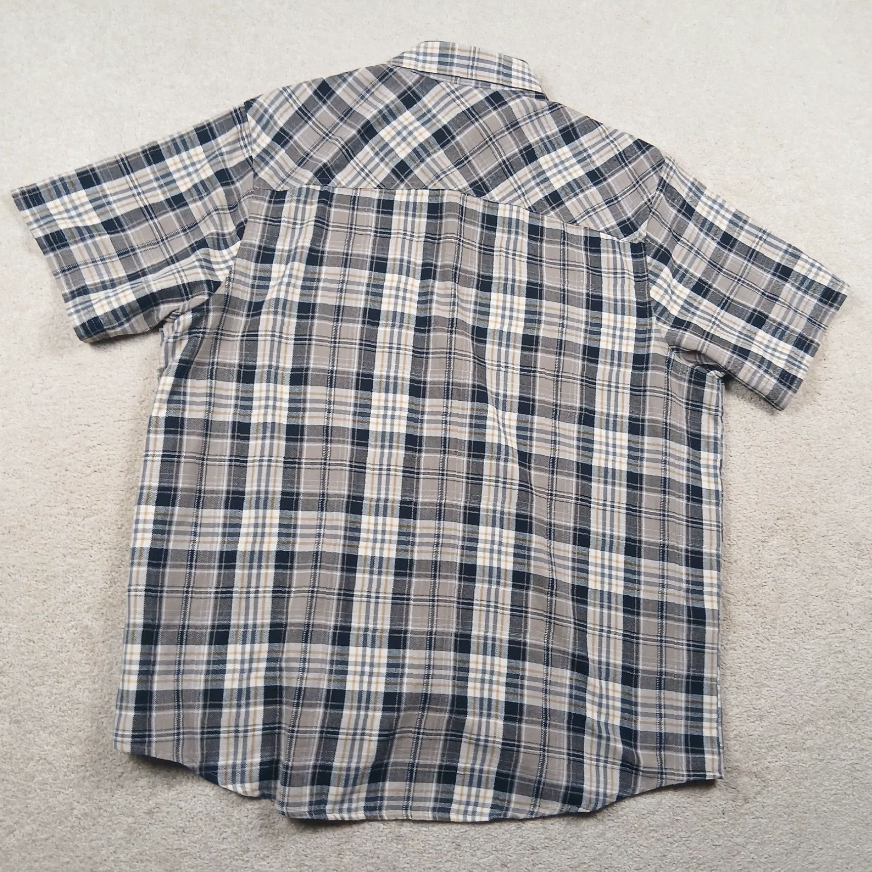 Harley Davidson Harley Davidson Button Up Shirt Mens XL Extra Large Brown Plaid Size US XL / EU 56 / 4 - 3 Thumbnail
