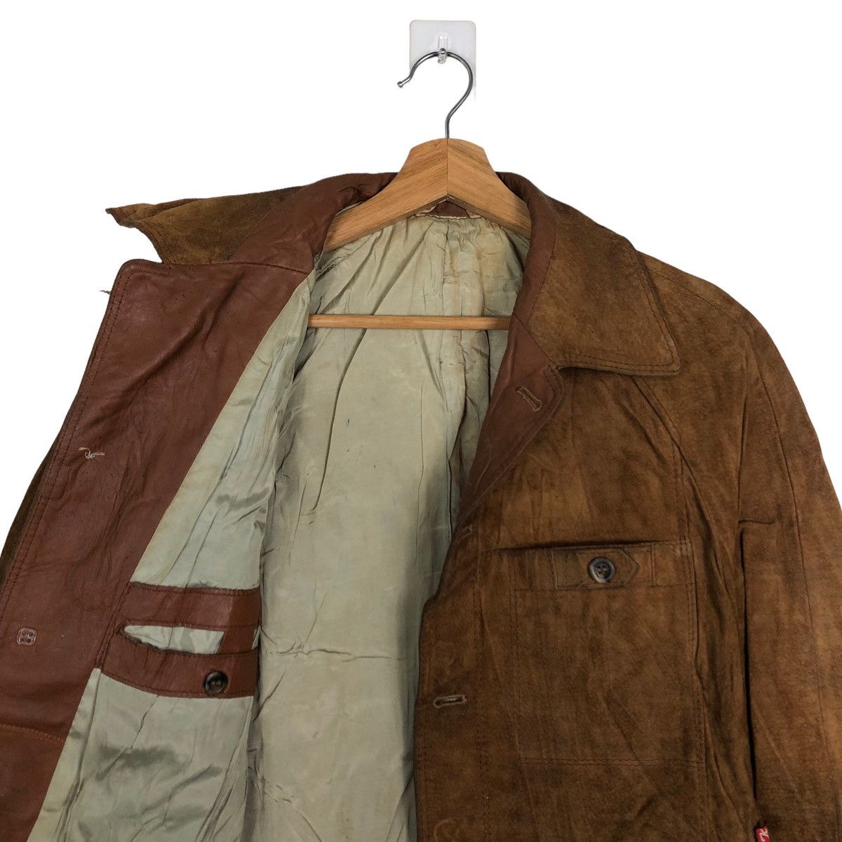 Genuine Leather 🔥90’s Rare Bondage Genuine Leather Jacket Albacken Sweden Size US M / EU 48-50 / 2 - 10 Thumbnail