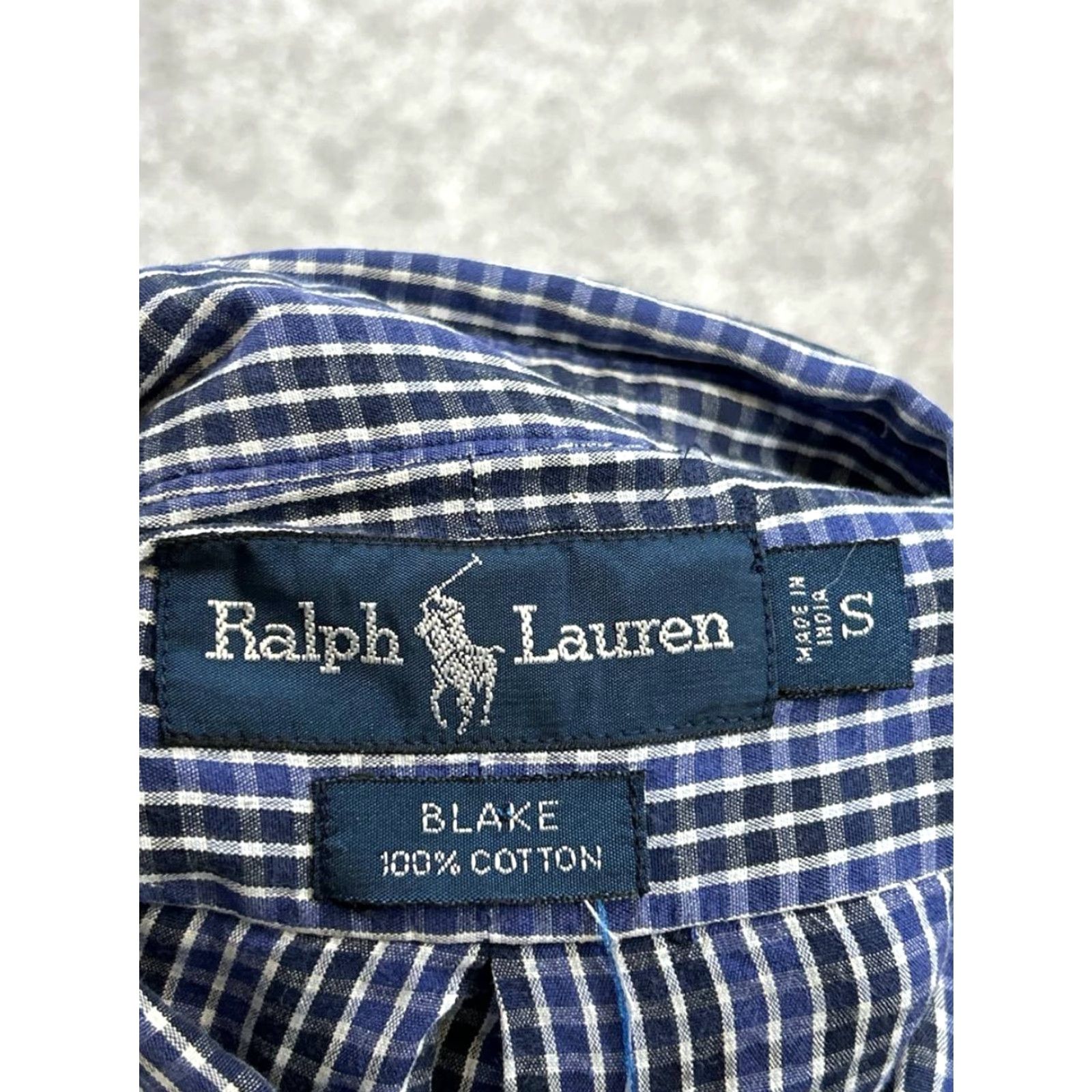 Ralph Lauren Ralph Lauren Shirt Mens Small Blue Black Cotton Button-Up Collection Shirt Short or Long Sleeve? Size US S / EU 44-46 / 1 - 3 Thumbnail