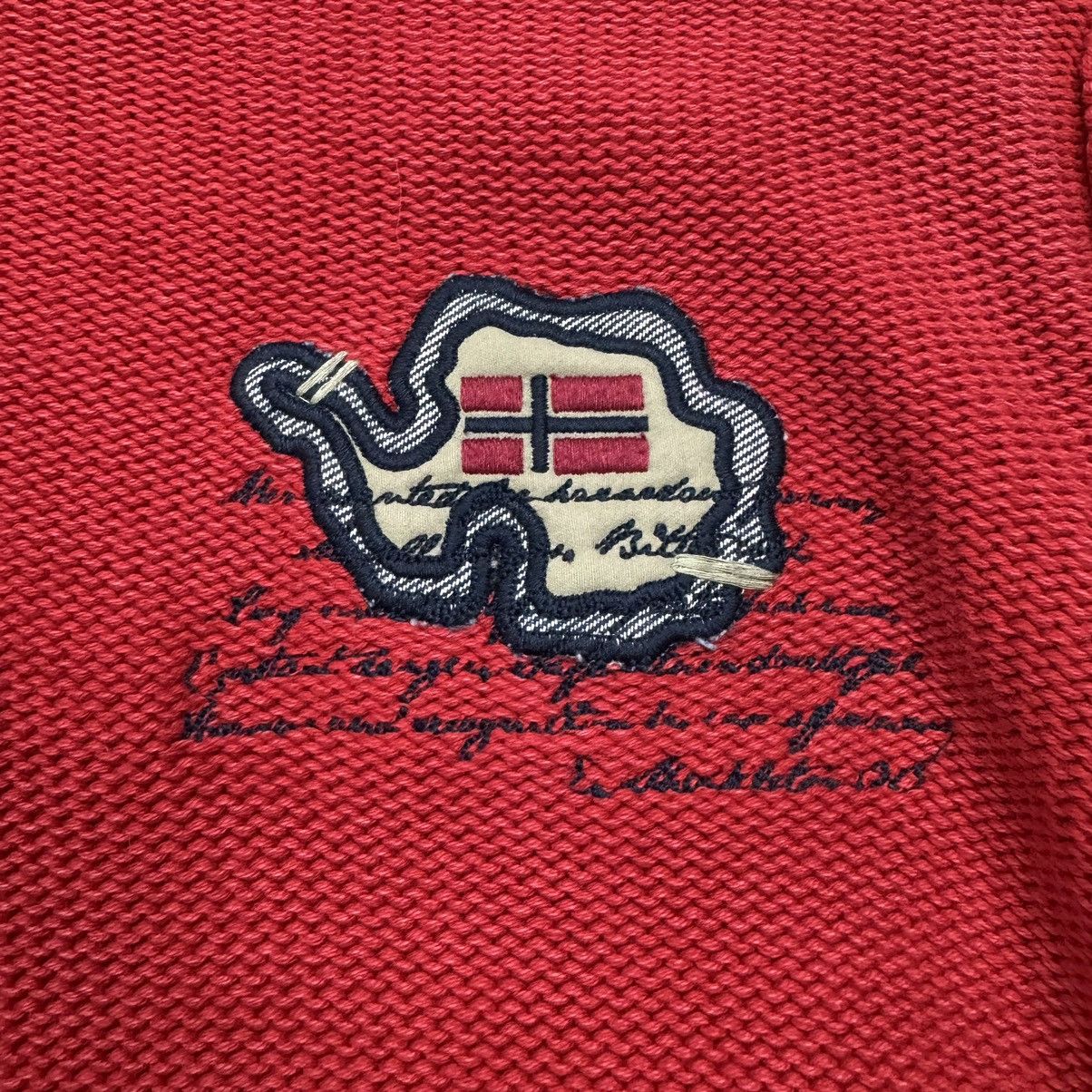 Napapijri Vintage Y2K Napapijri Heavyweight Woven Zip-Up Knitwear Size US XL / EU 56 / 4 - 10 Thumbnail