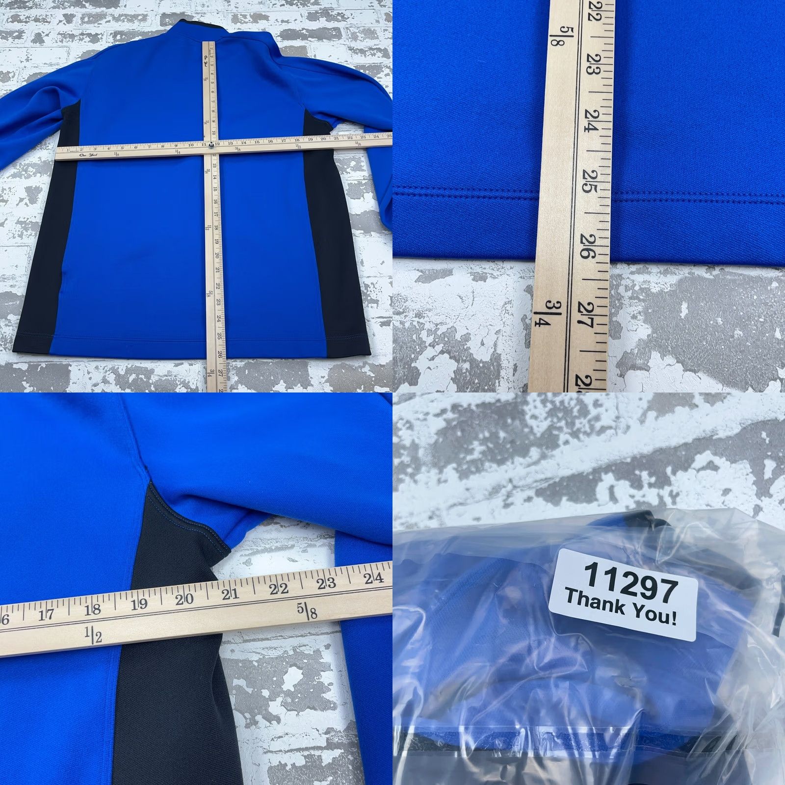 Nike Nike Golf Sweatshirt Men Medium Royal Blue Pullover Quarter Zip Dri Fit Sweater Size US M / EU 48-50 / 2 - 8 Thumbnail
