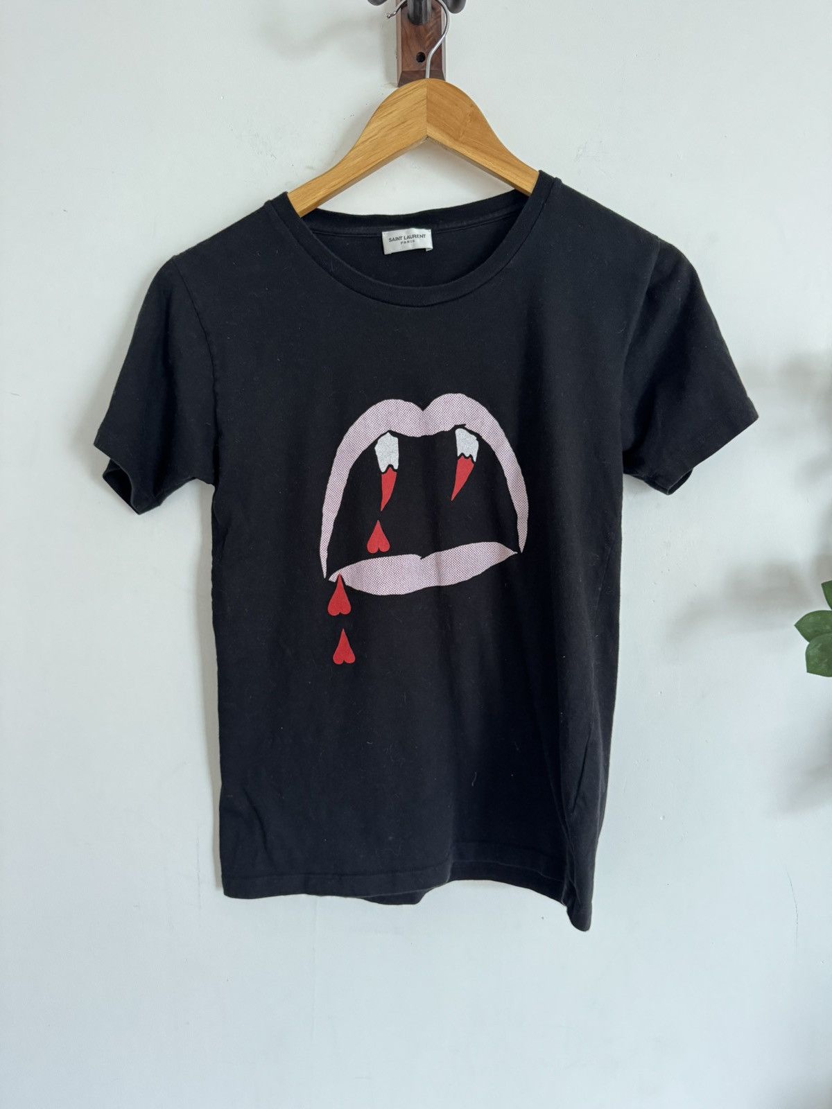 SAINT LAURENT BLOOD LUSTER Tシャツ XS Hedi Slimane × Saint Laurent Paris × Yves Saint Laurent Saint