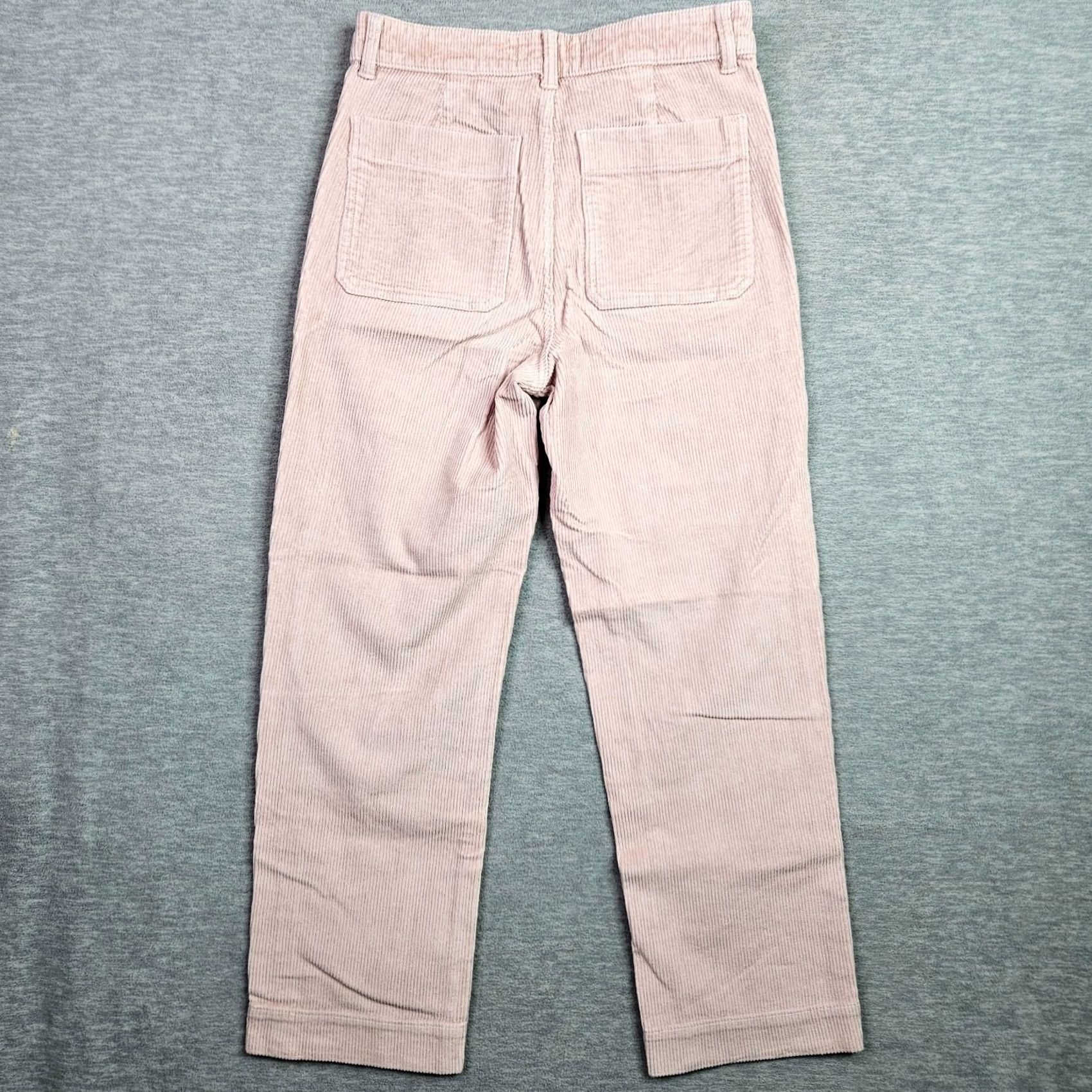 Everlane Everlane Pink Corduroy Pants Women Regular Size 0 Casual Straight Leg Cotton Elastane Button Closure Size 25" / US 0 / IT 36 - 2 Thumbnail