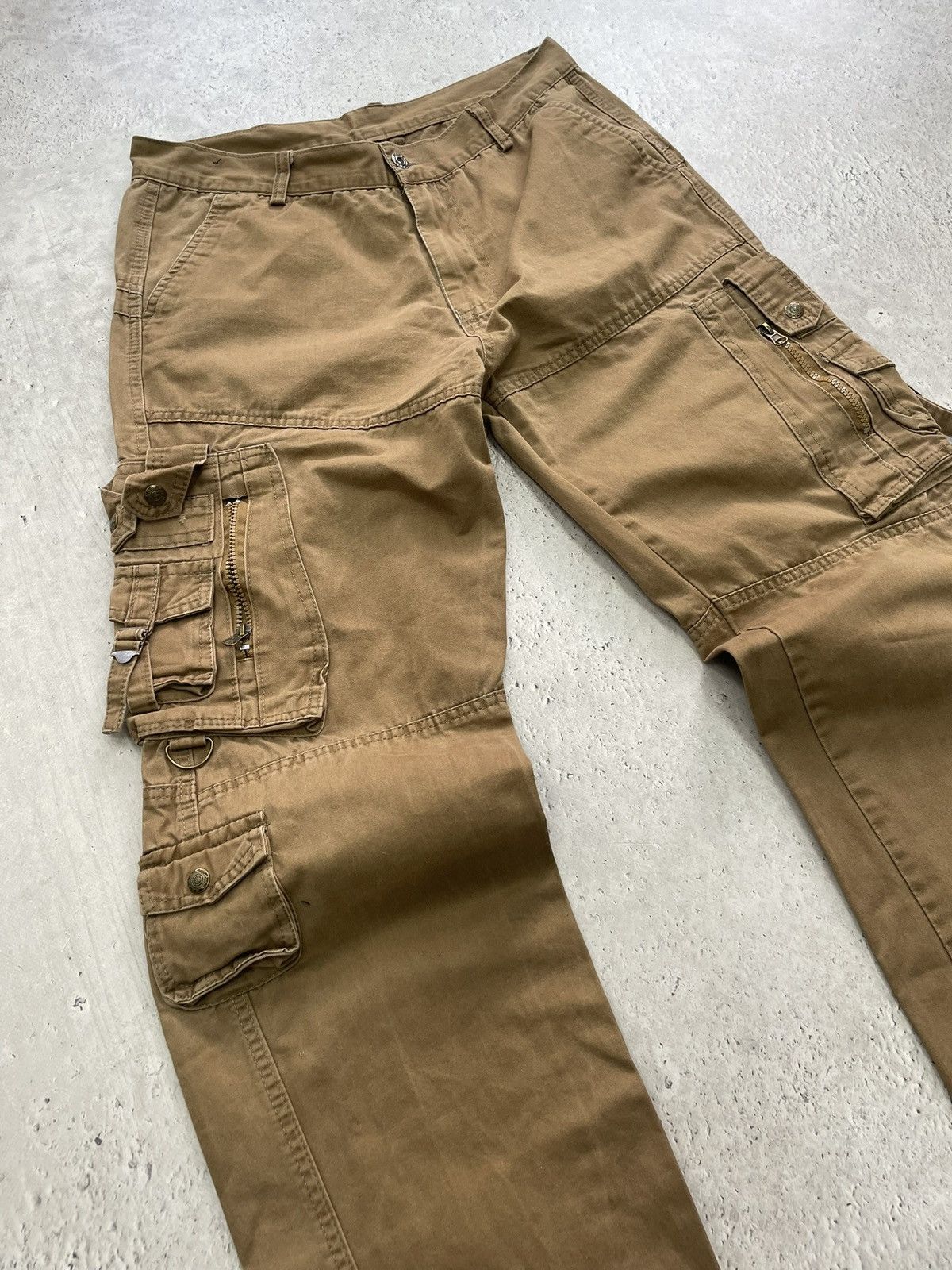 If Six Was Nine Cargo brown Multipocket ifsixwasnine style pants y2k Size US 32 / EU 48 - 4 Thumbnail